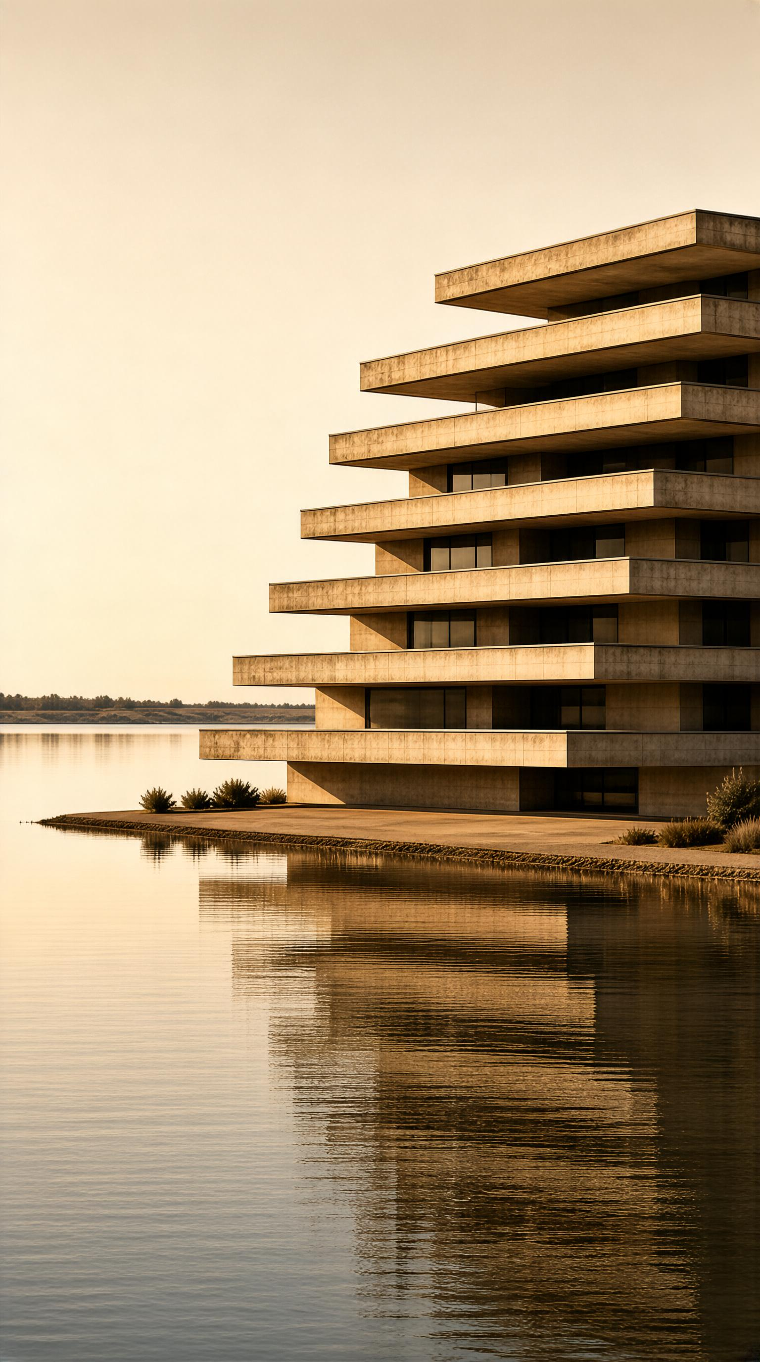 Modern Waterfront Architecture