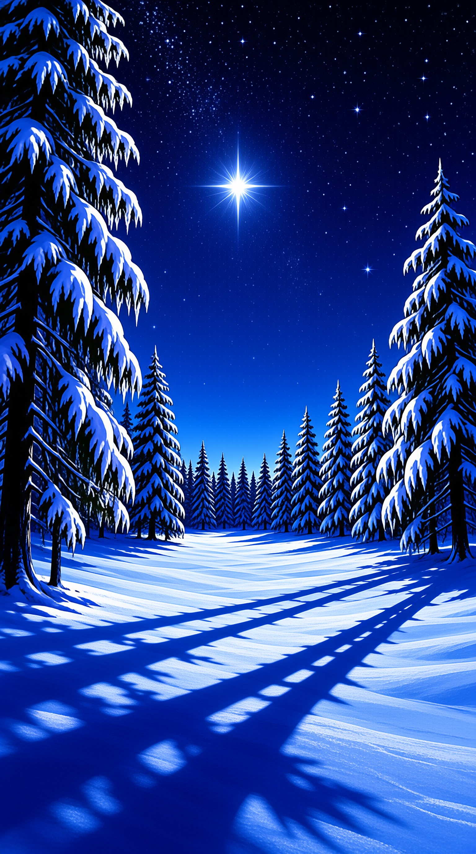 Starry Winter Night