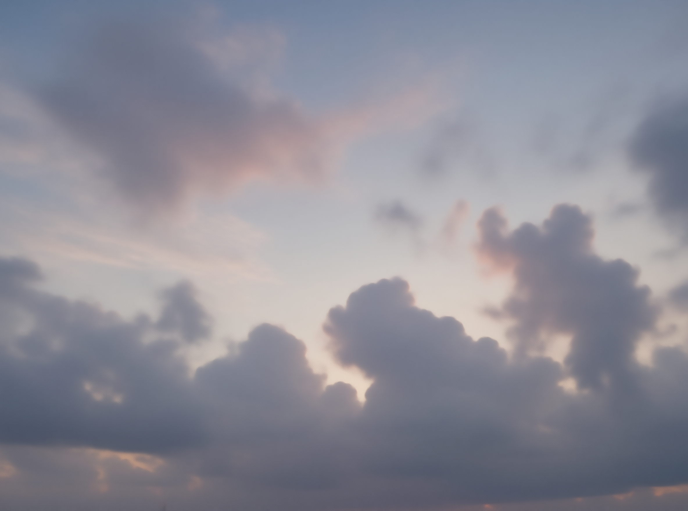 Cloudy Sky at Dusk
