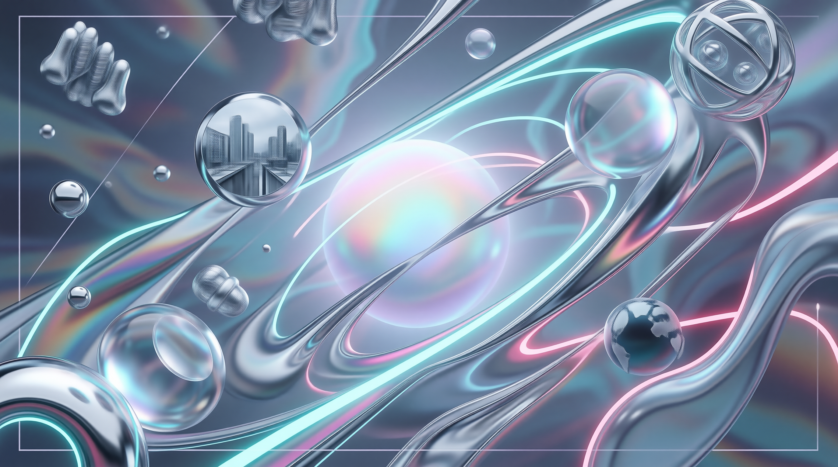 Futuristic Liquid Metal