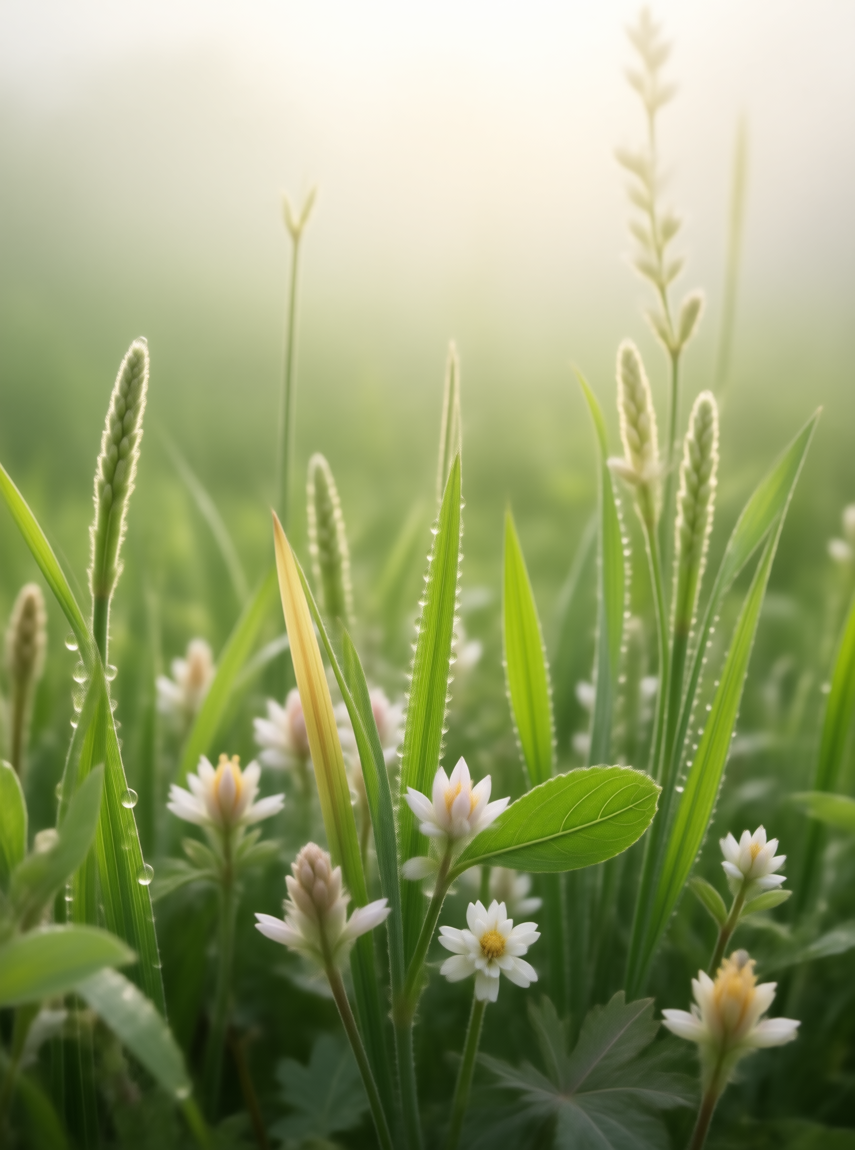 Morning Dew on Meadow Grass