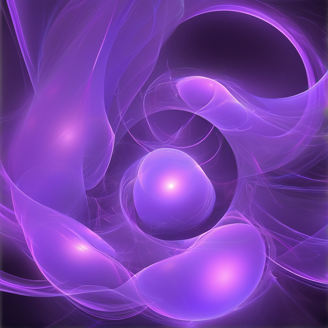Abstract Purple Flow