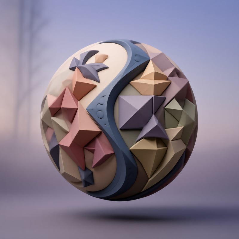 Low-Poly Geometric Sphere