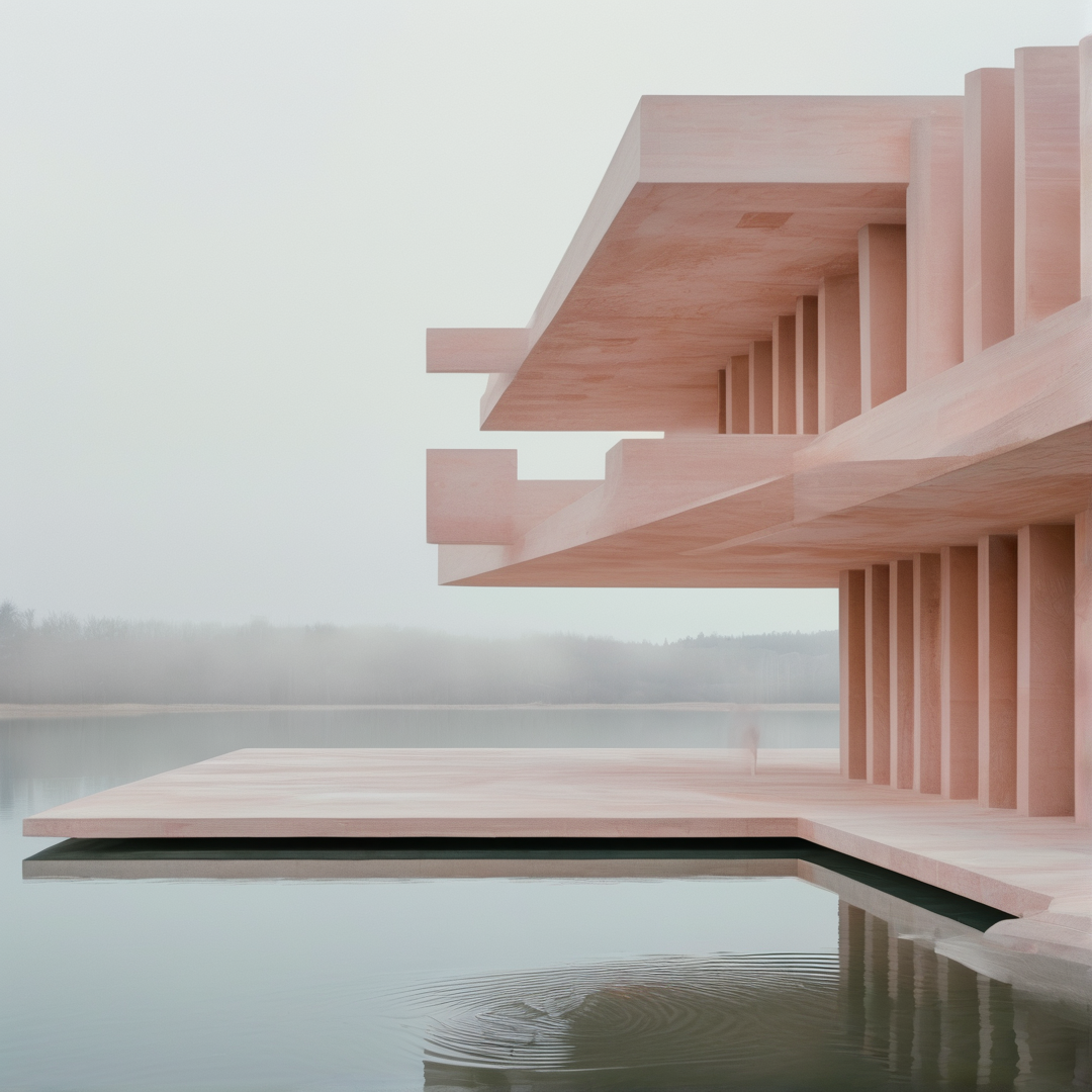 Minimalist Lakefront Pavilion
