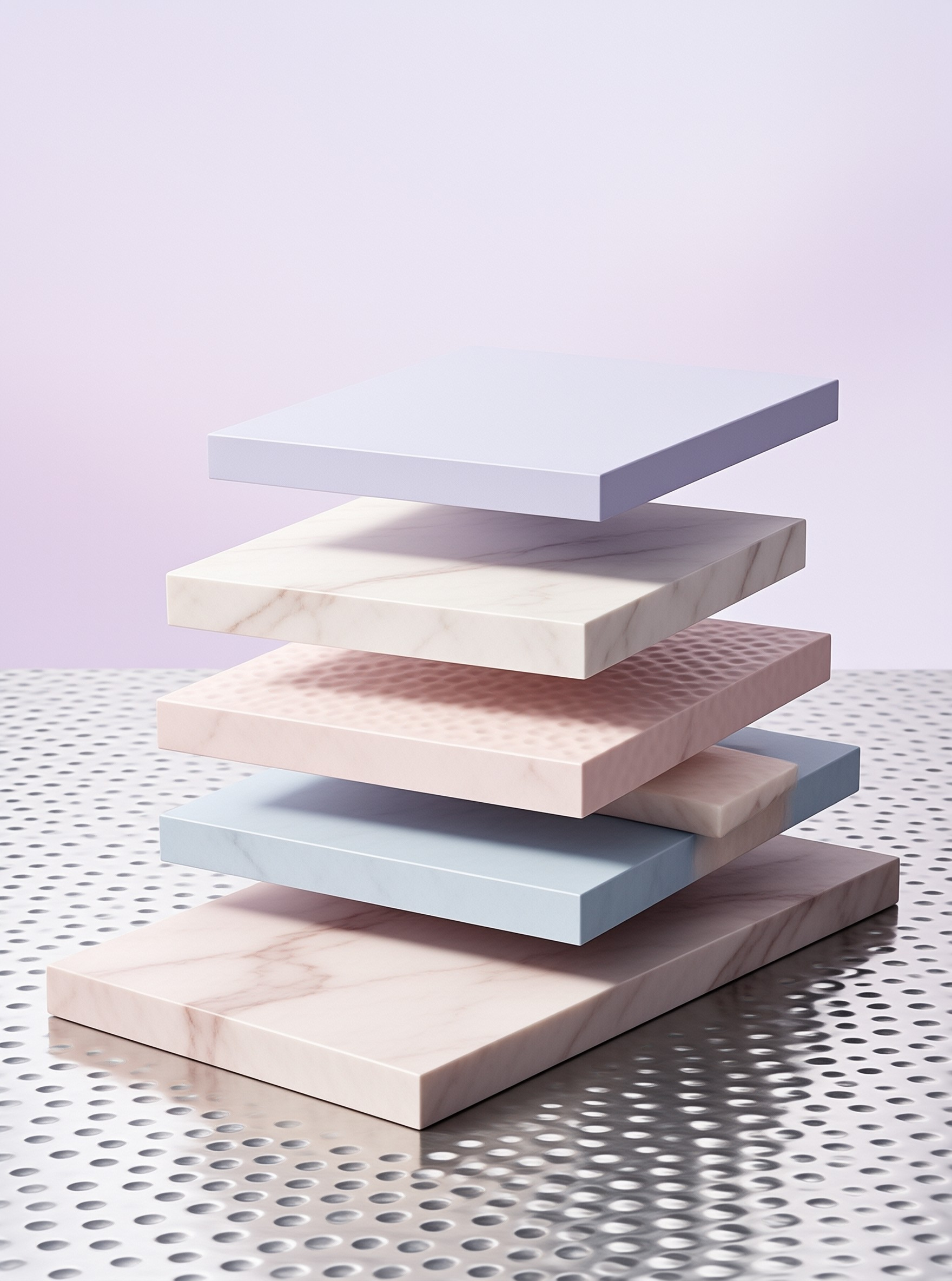 Stacked Marble Slabs