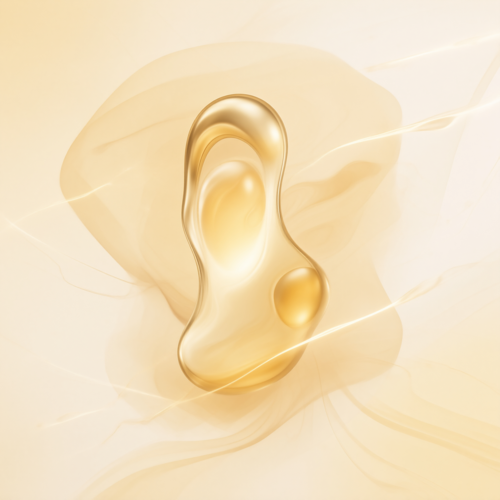 Abstract Golden Drop