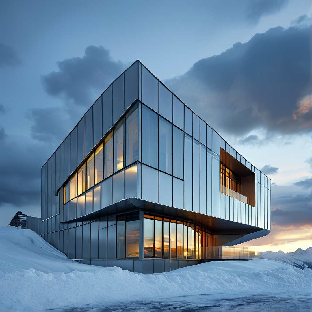 Modern Glass Cabin
