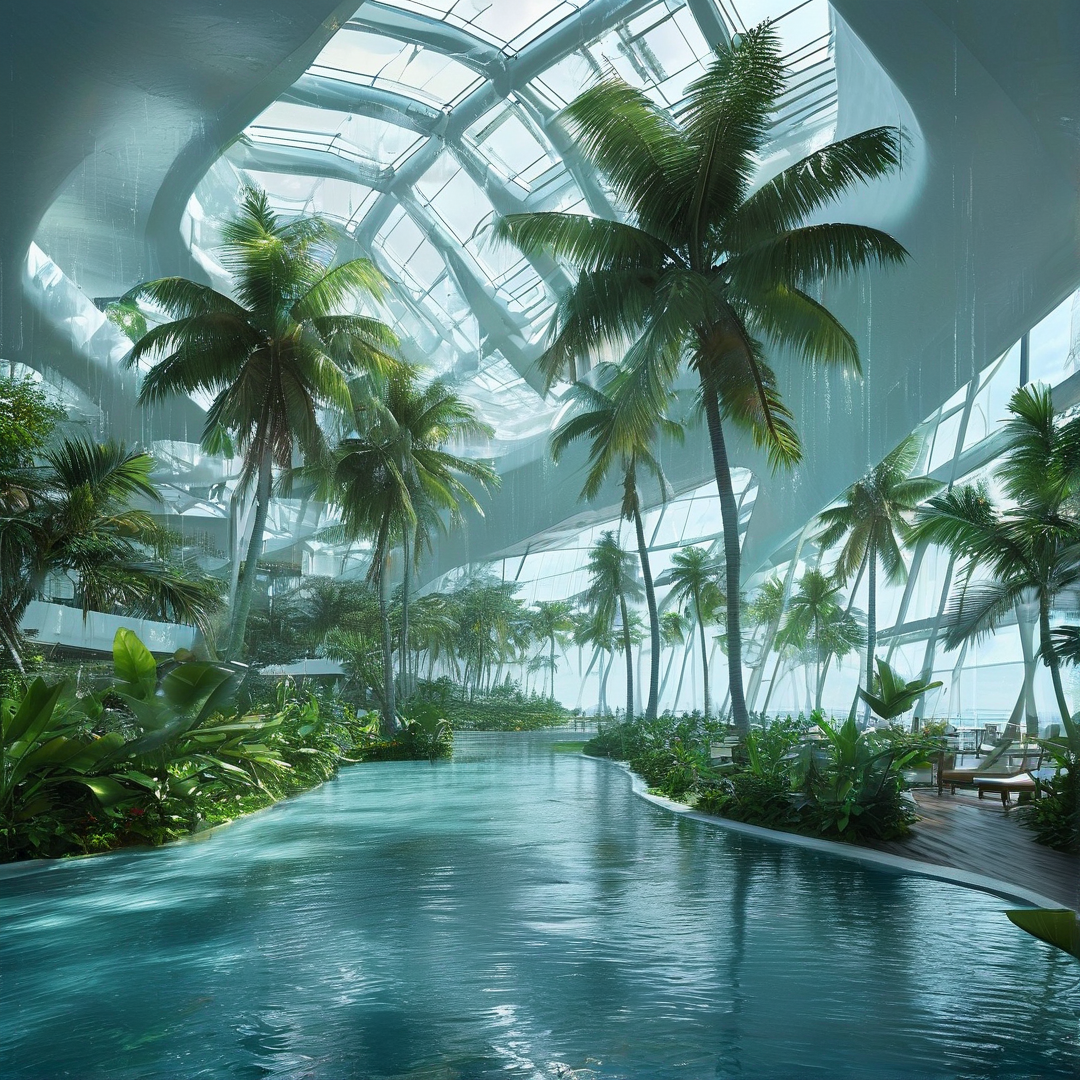Futuristic Indoor Garden
