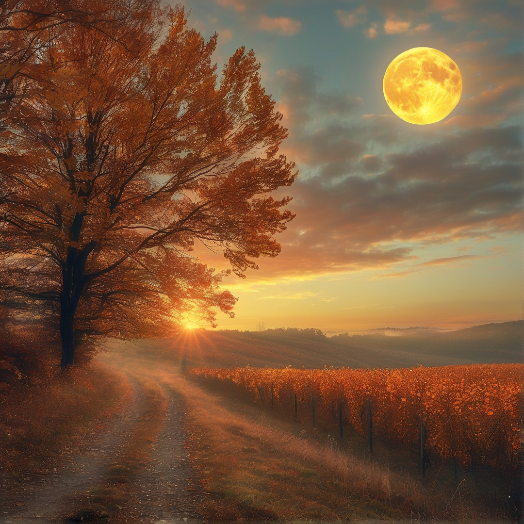 Golden Autumn Landscape