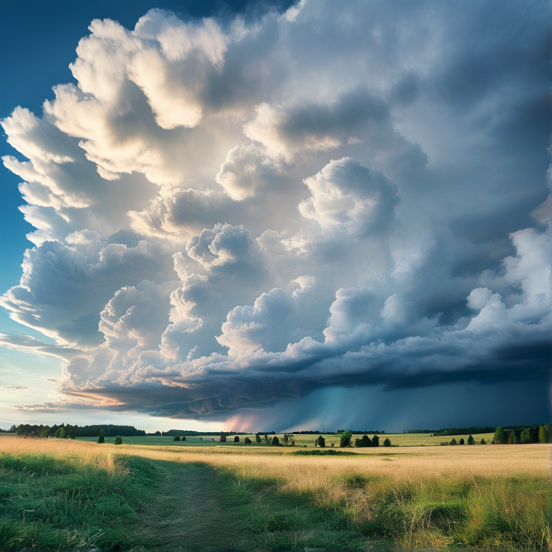 Dramatic Sky Over Landscape