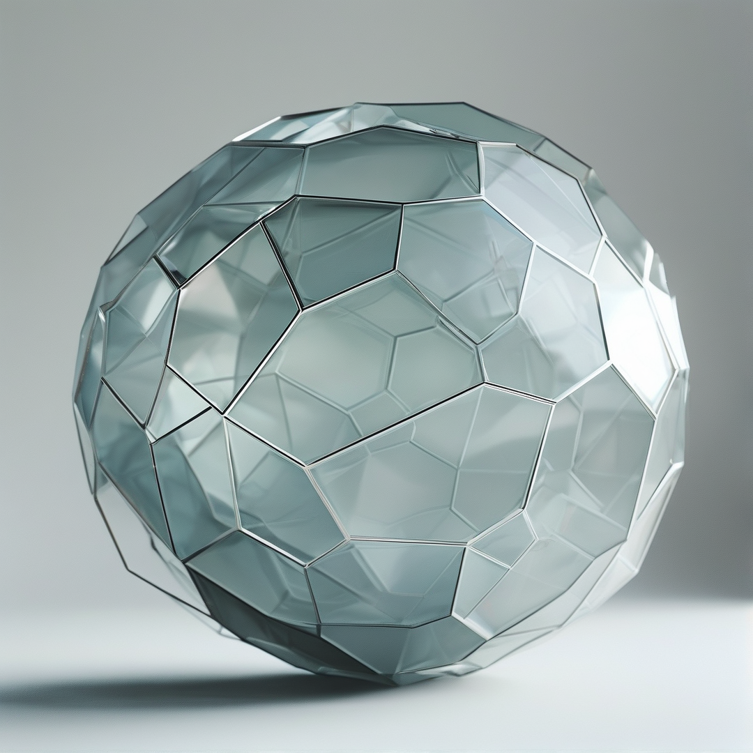 Faceted Crystal Sphere