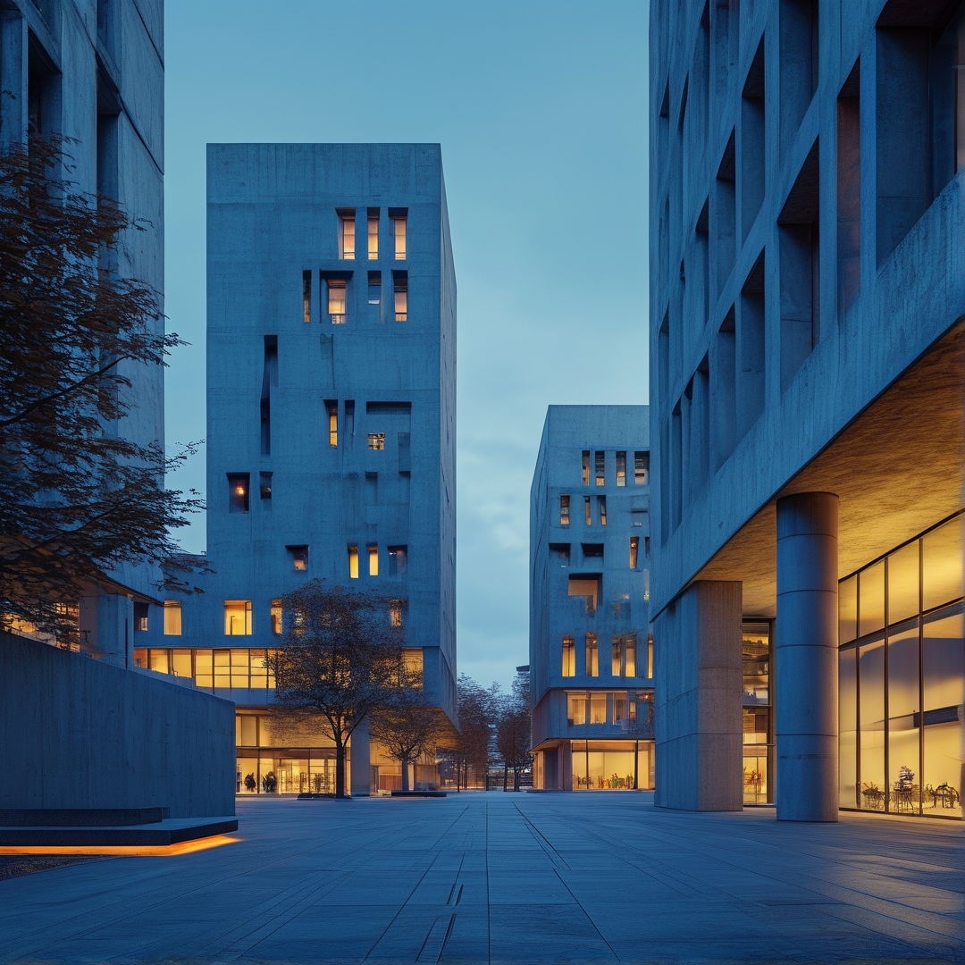 Modern Concrete Buildings