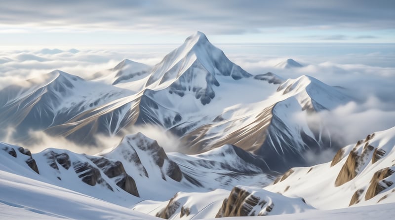 Majestic Snowy Peaks
