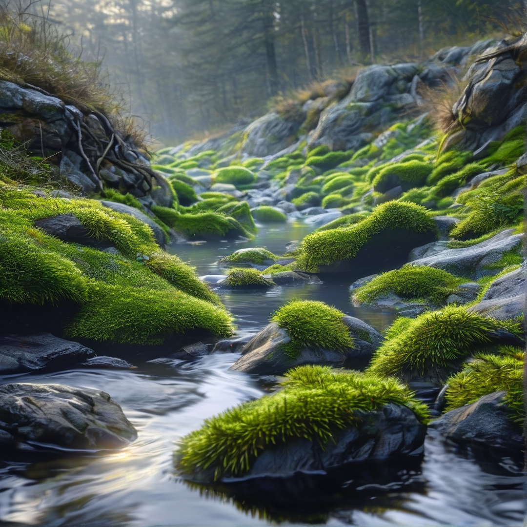 Mossy Forest Stream