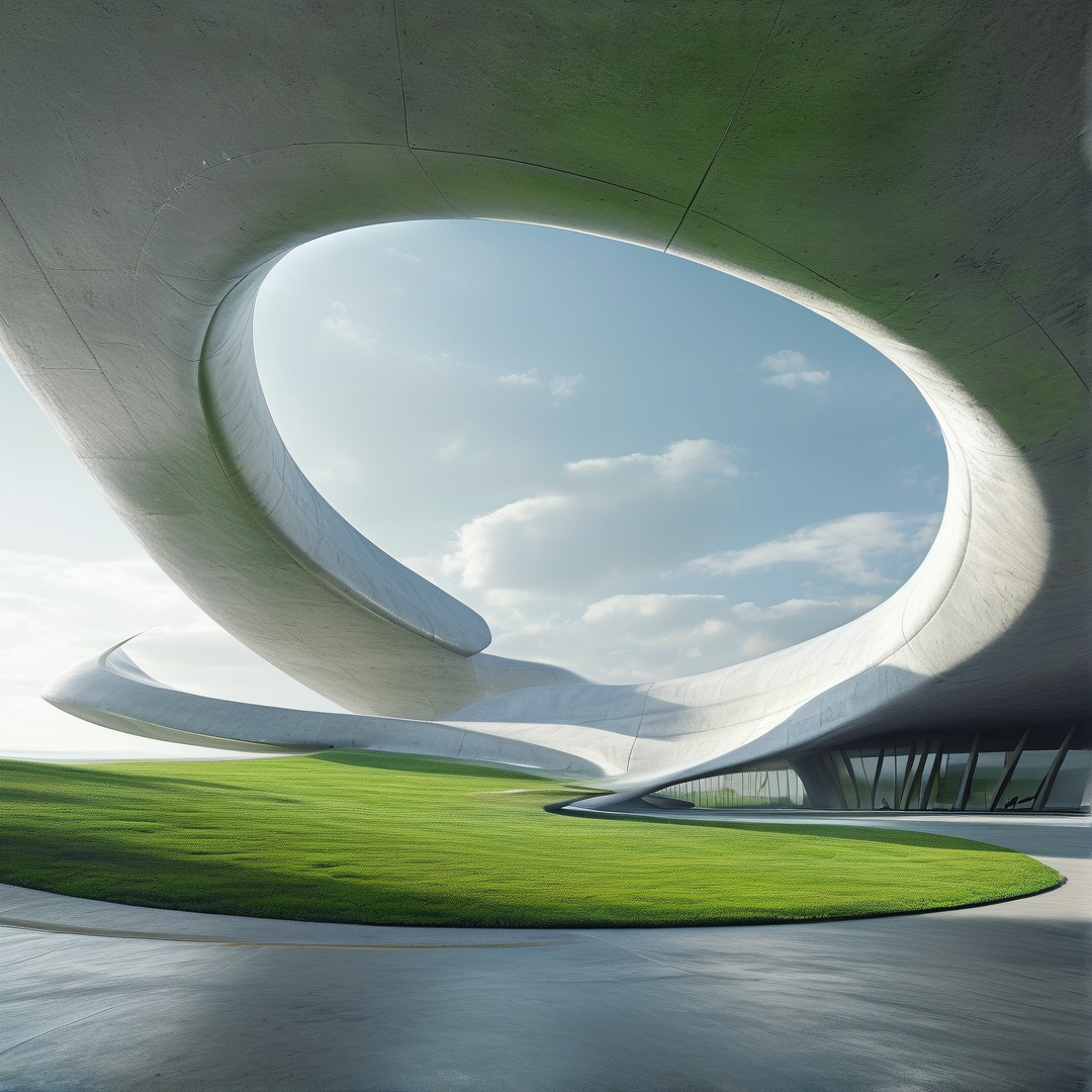Futuristic Curved Architecture
