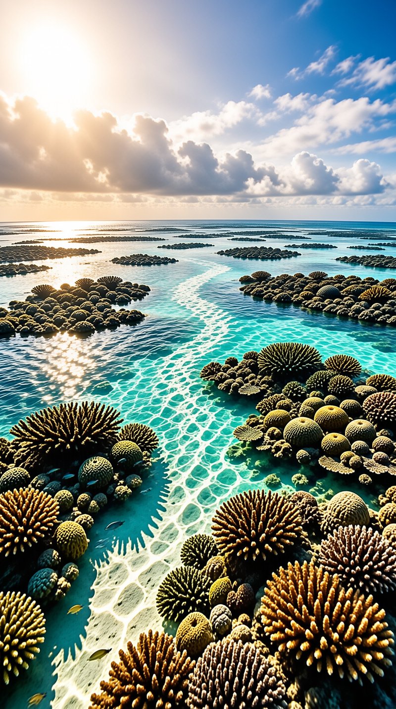 Tropical Coral Reef Landscape