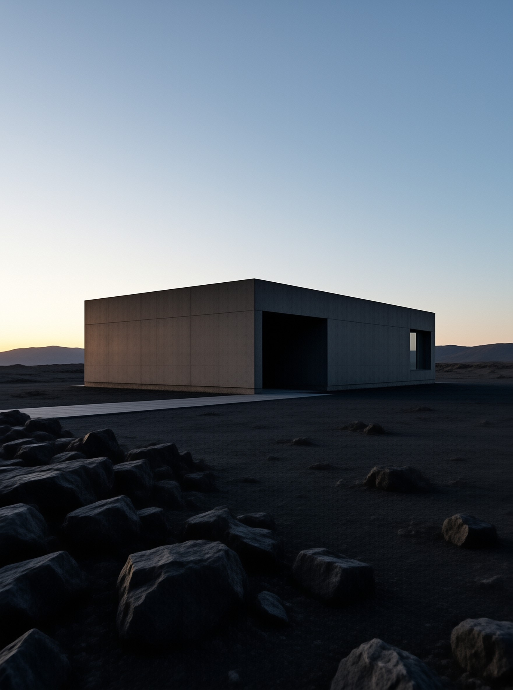 Minimalist Concrete Structure