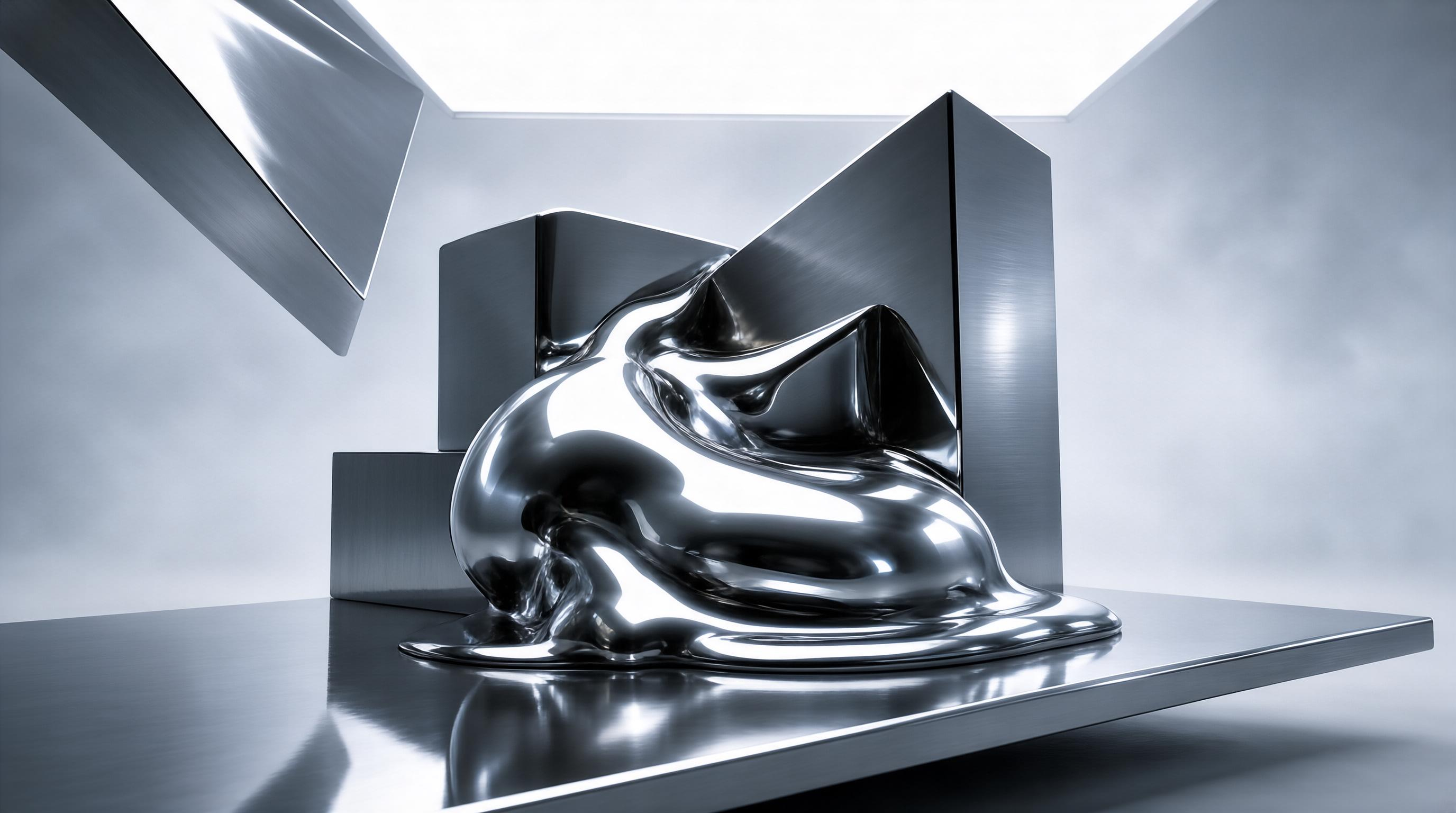 Liquid Chrome Sculpture