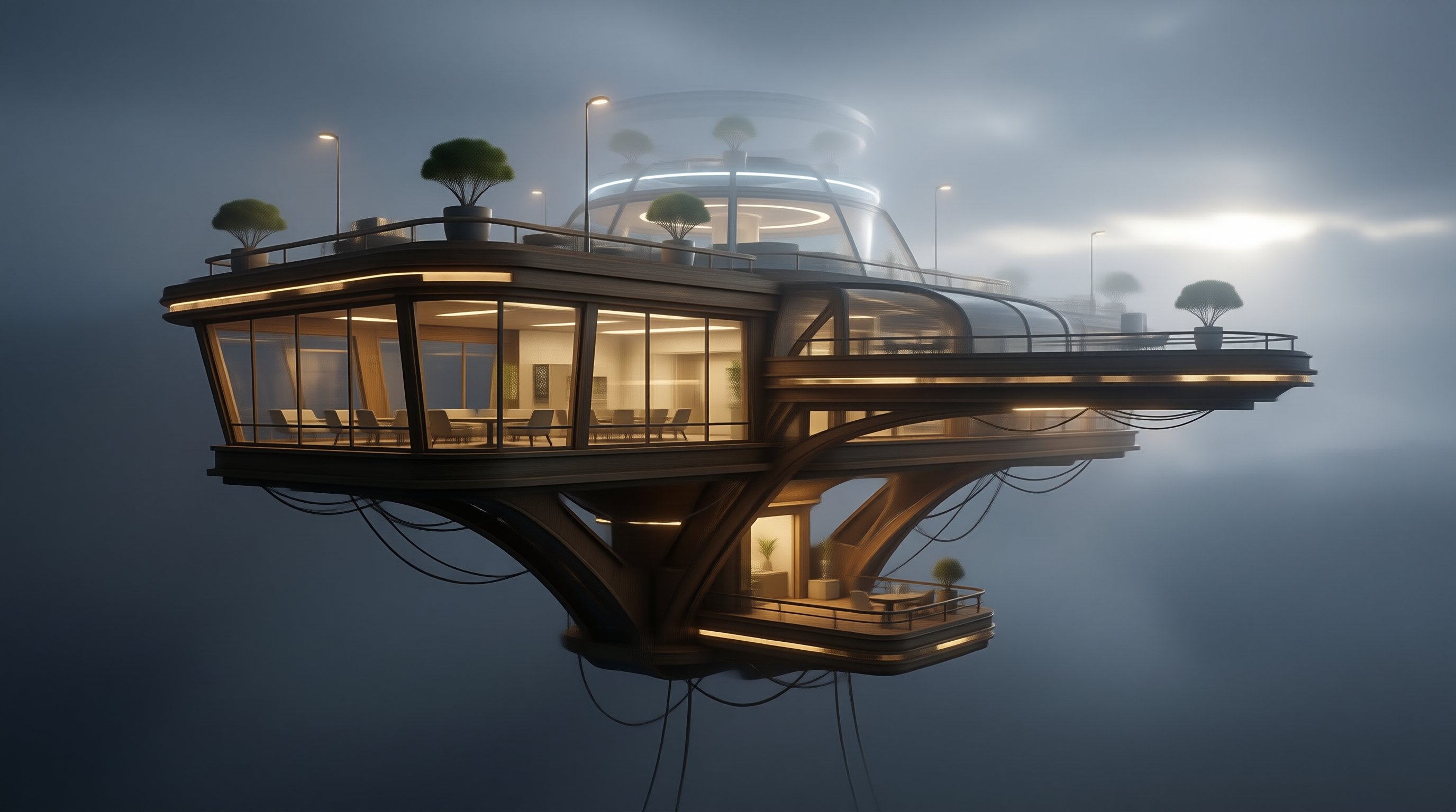 Futuristic Floating Estate