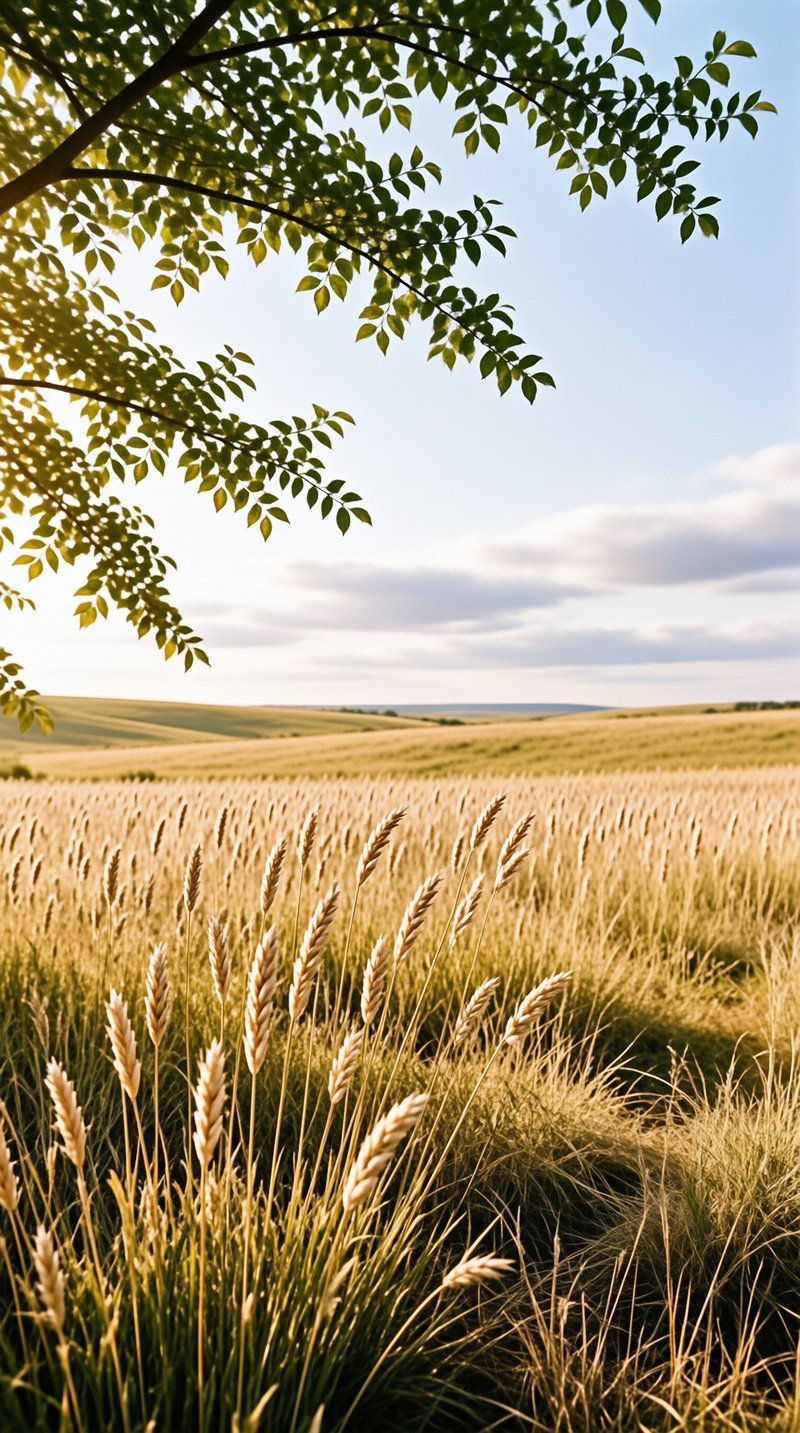 Golden Wheat Field at Sunset