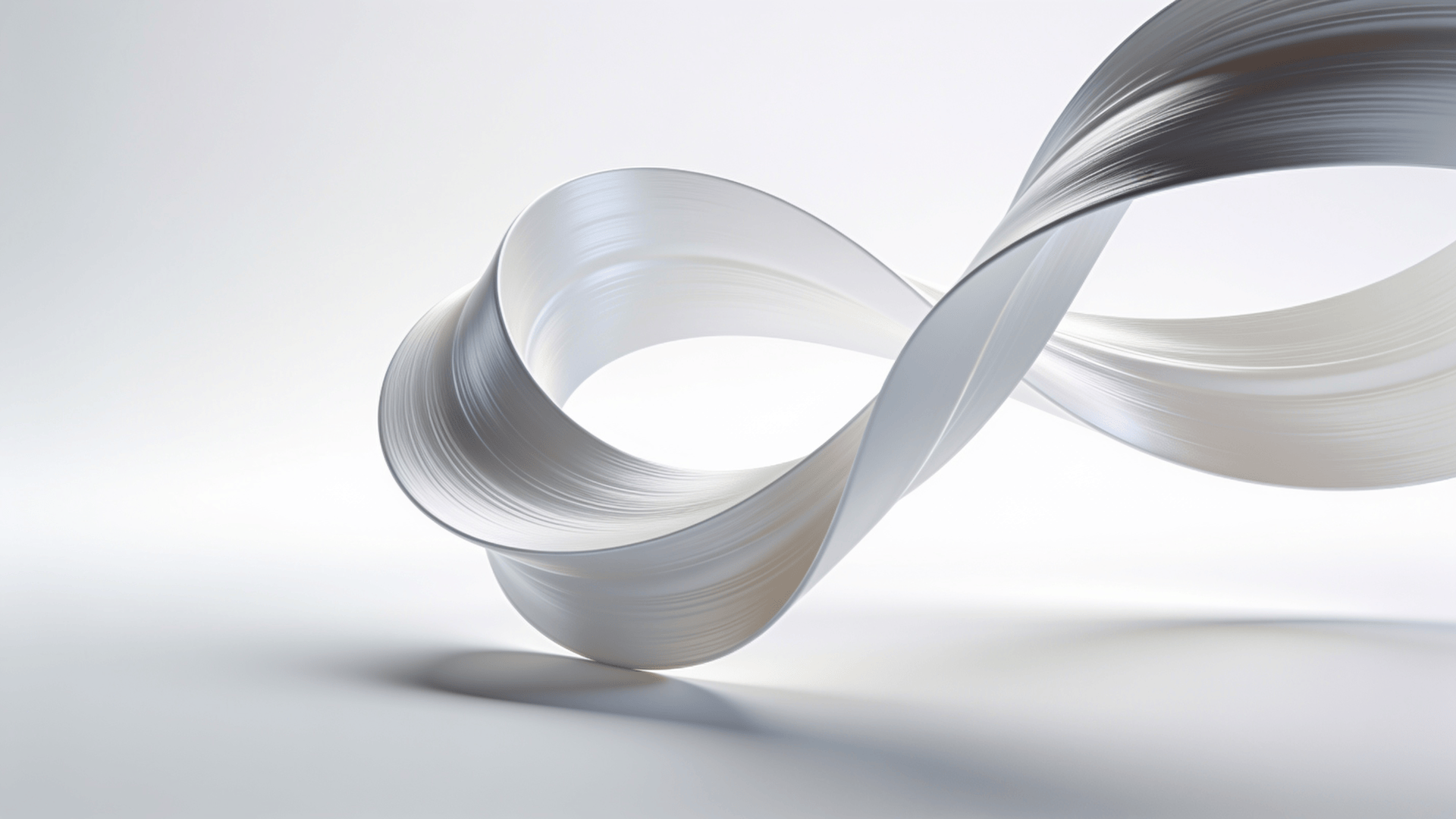 Elegant Curved Ribbon