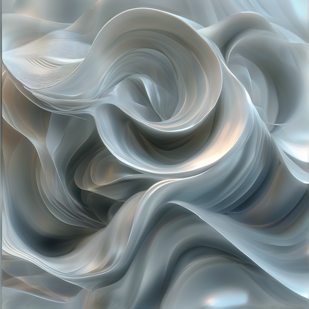 Abstract Flowing Silk