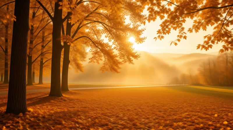 Golden Autumn Morning