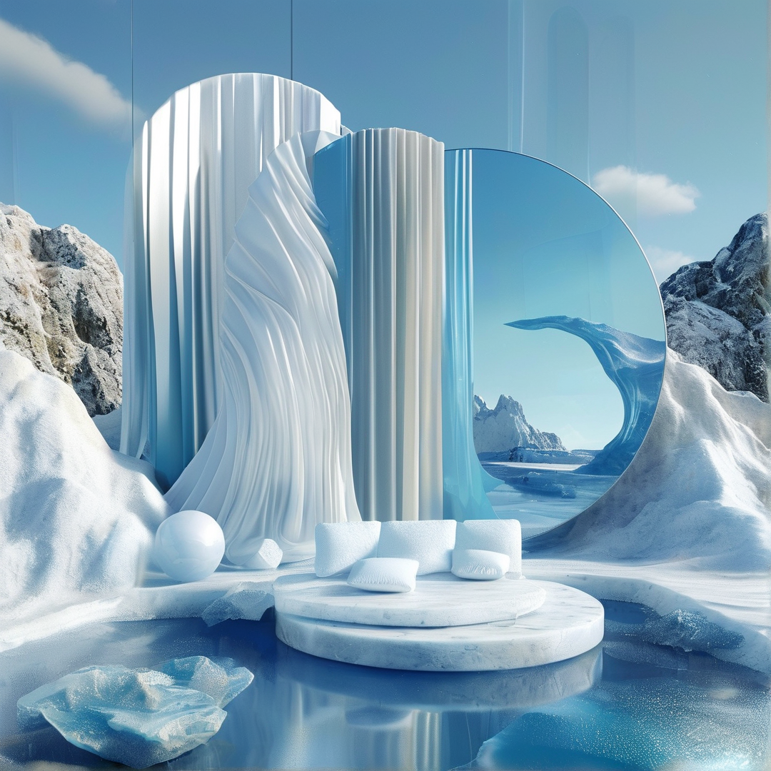 Surreal Frozen Architecture
