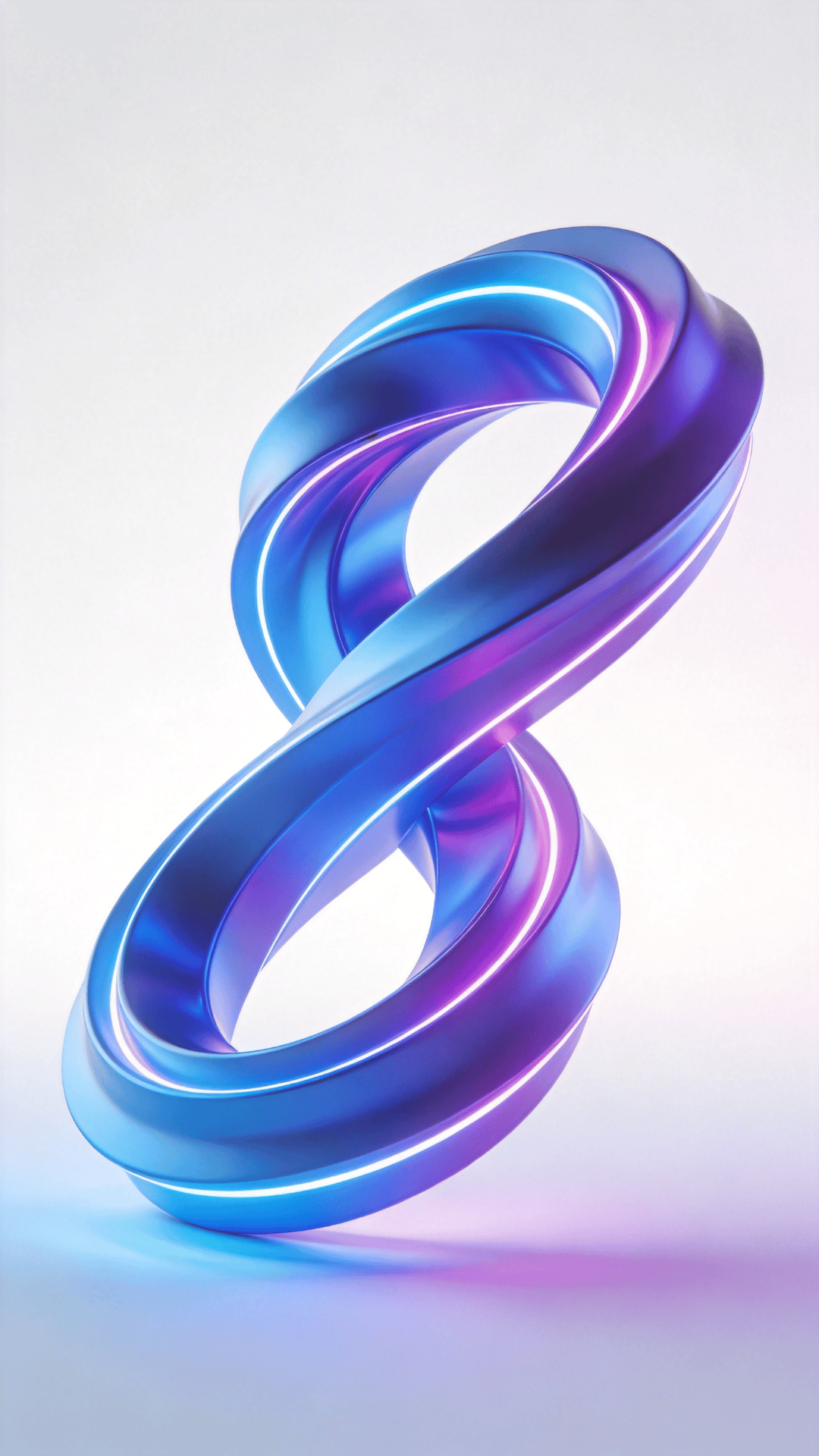 Neon Mobius strip — Ethereal Study