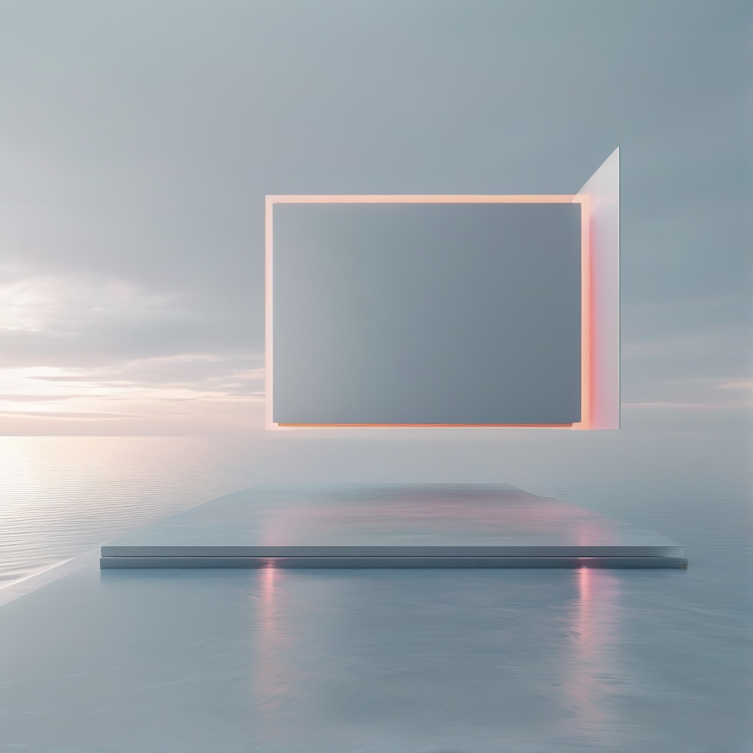 Floating Panels at Sunset