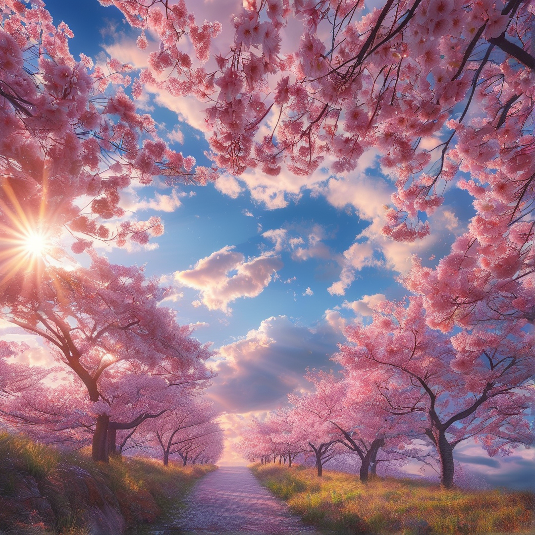 Cherry Blossom Path