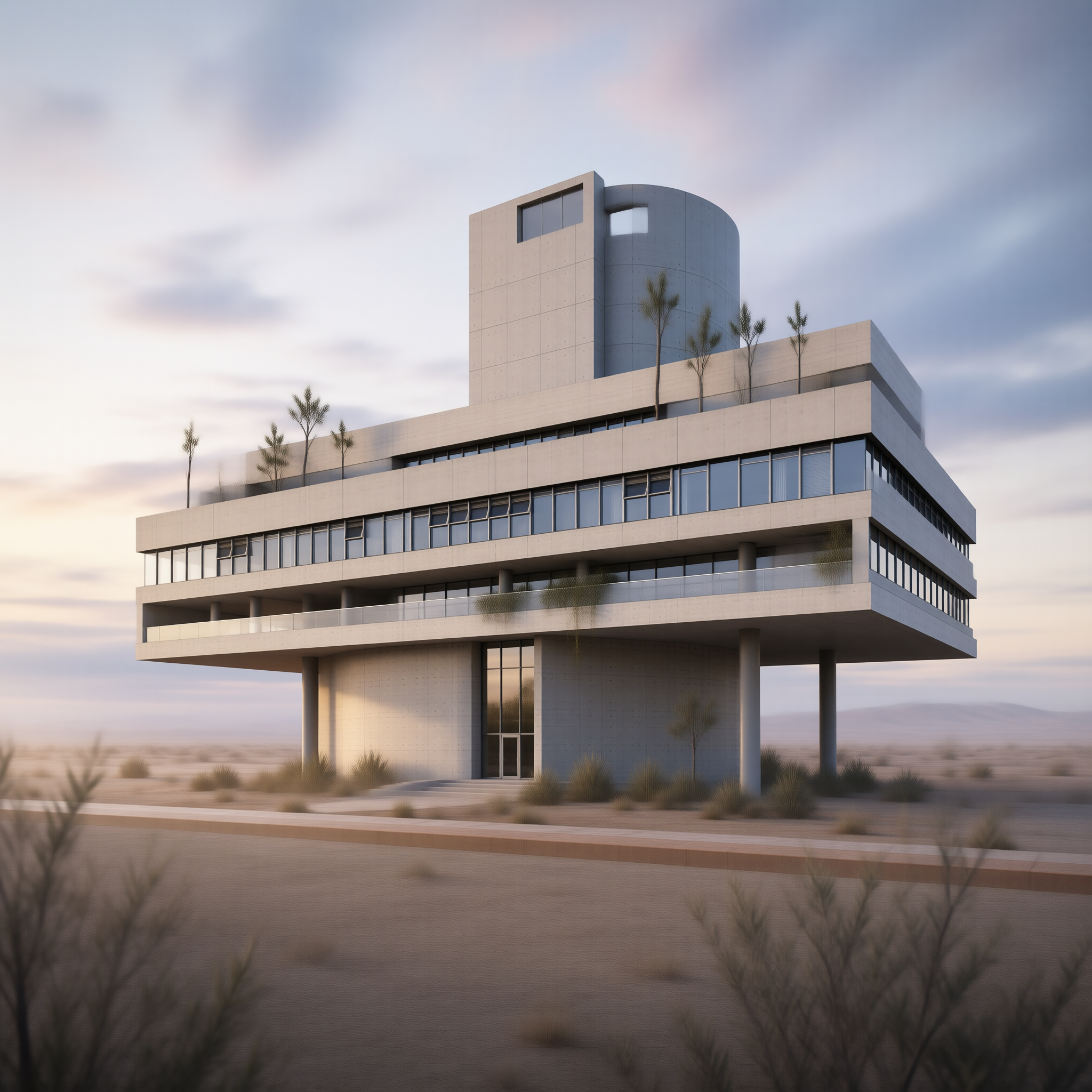 Modern Architecture in Desert