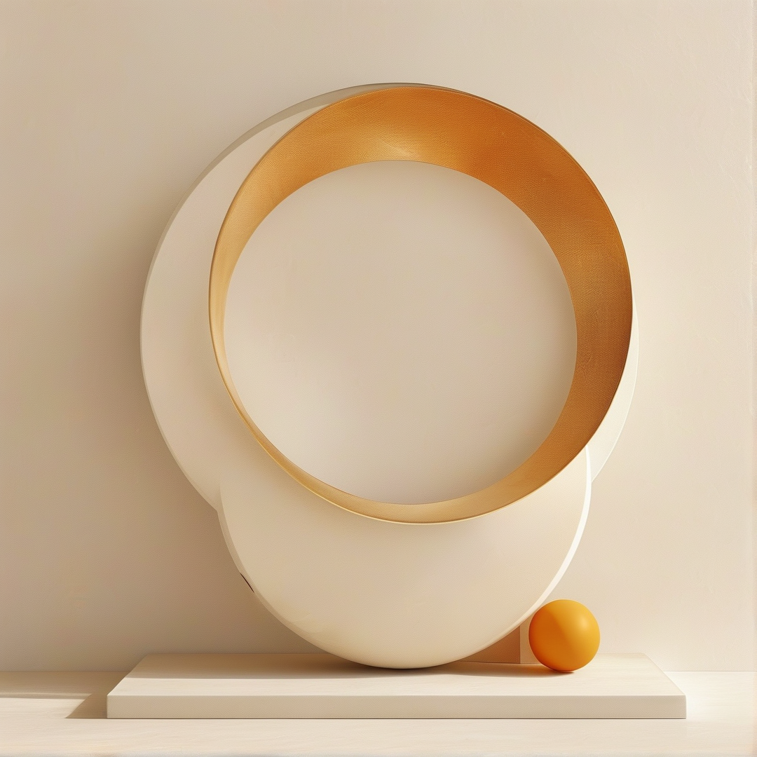 Minimalist Circle Sculpture