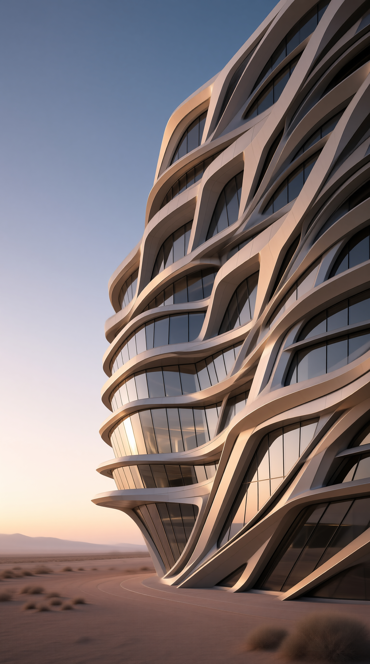 Futuristic Desert Tower