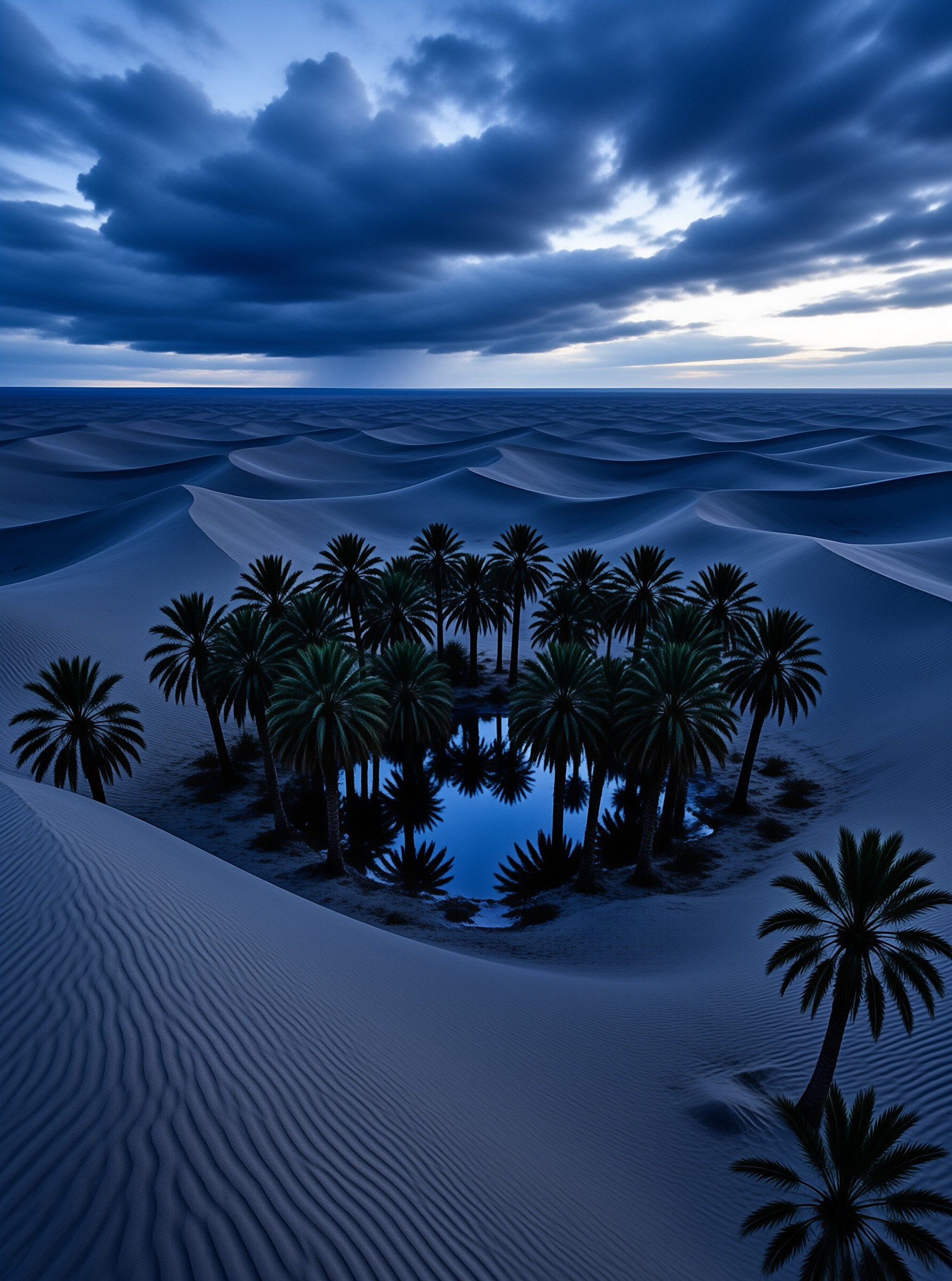 Desert Oasis Landscape