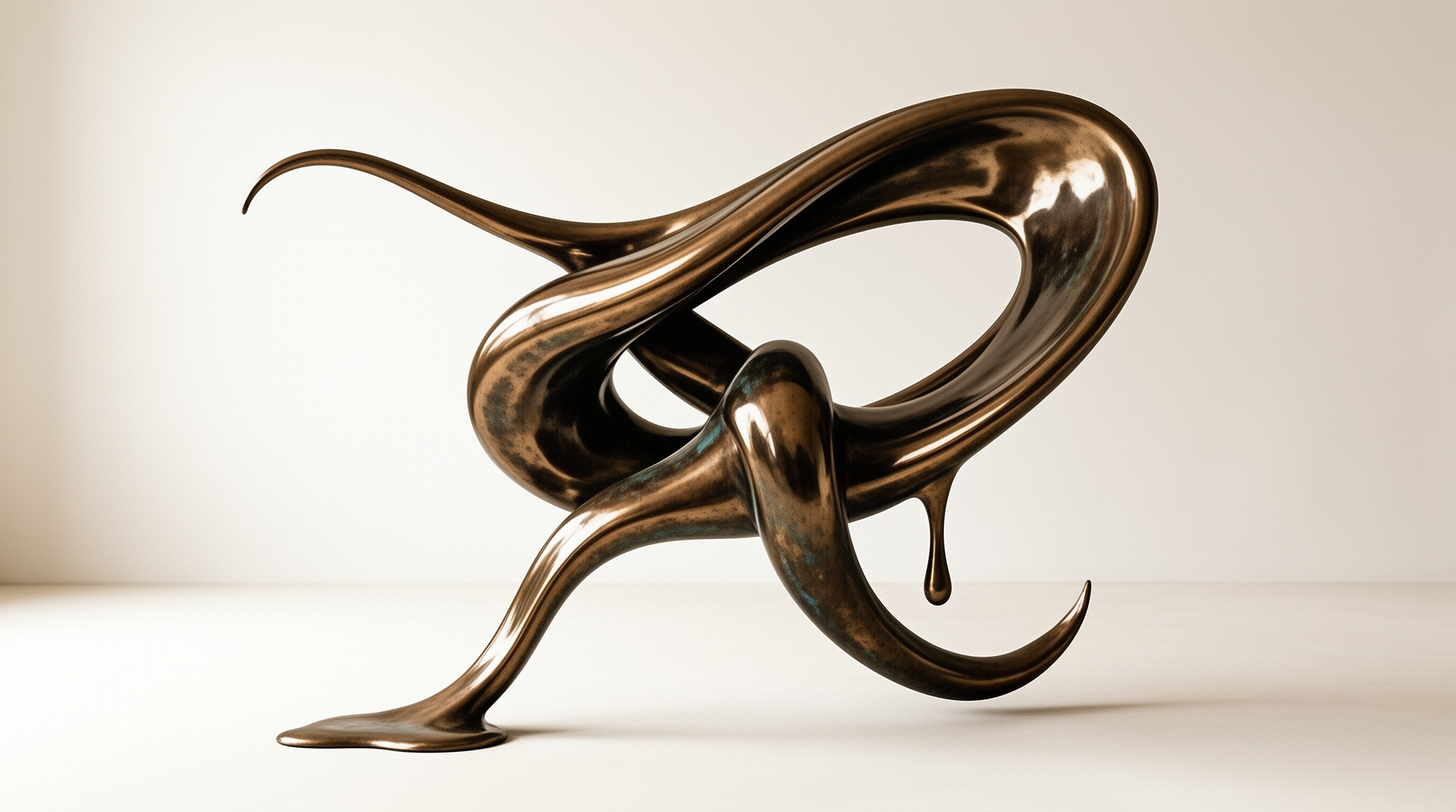 Abstract Bronze Sculpture