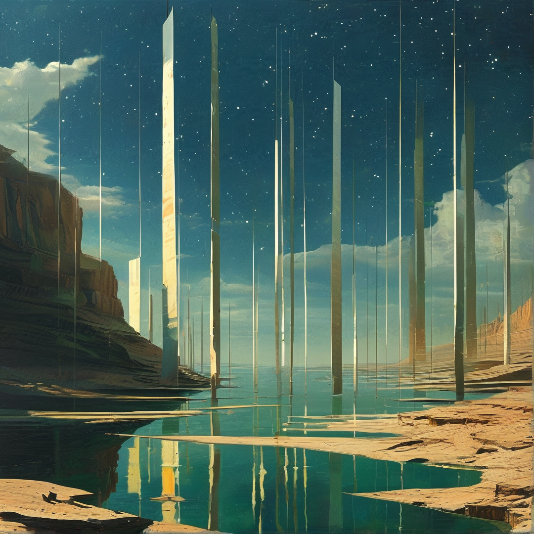 Mysterious Vertical Pillars