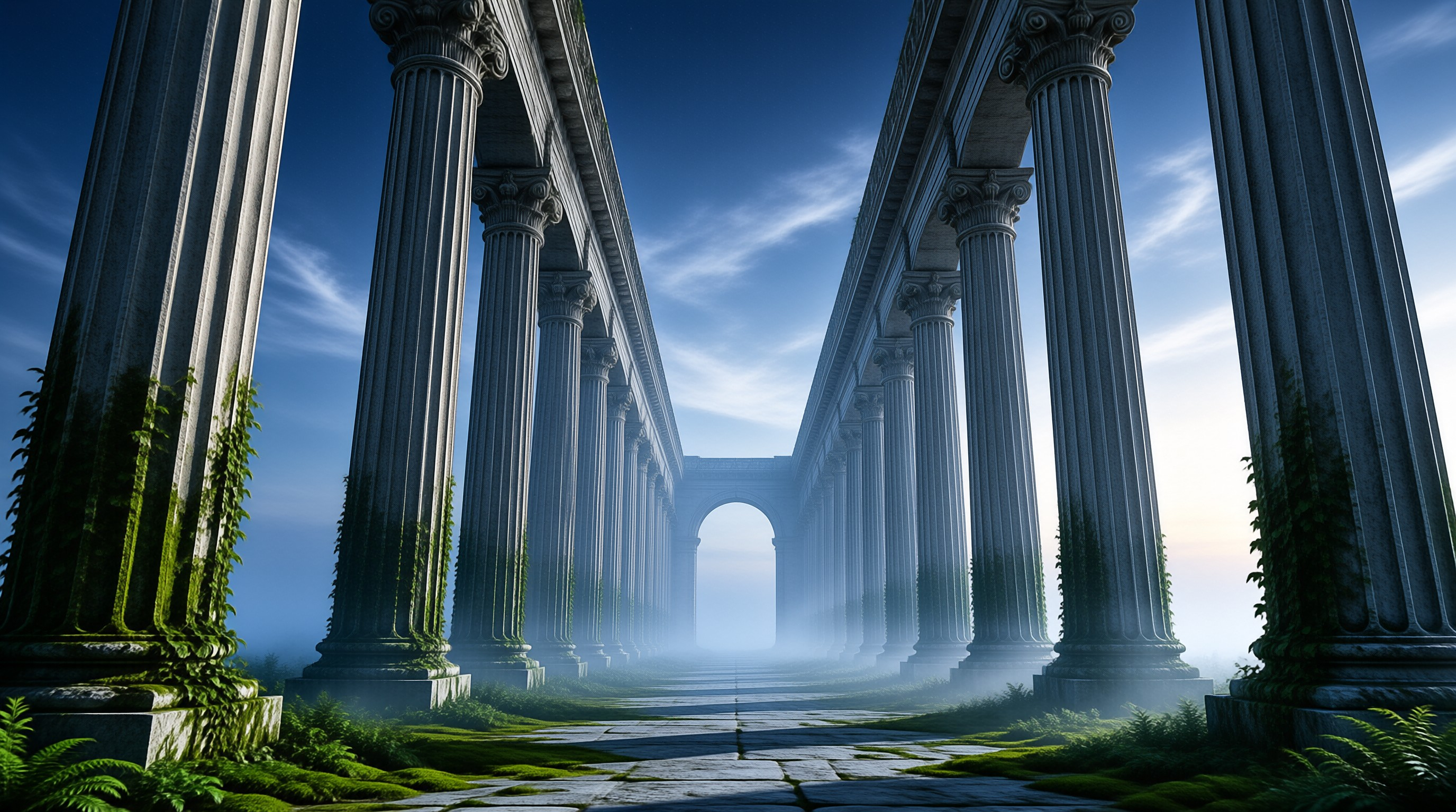 Ancient Colonnade Path
