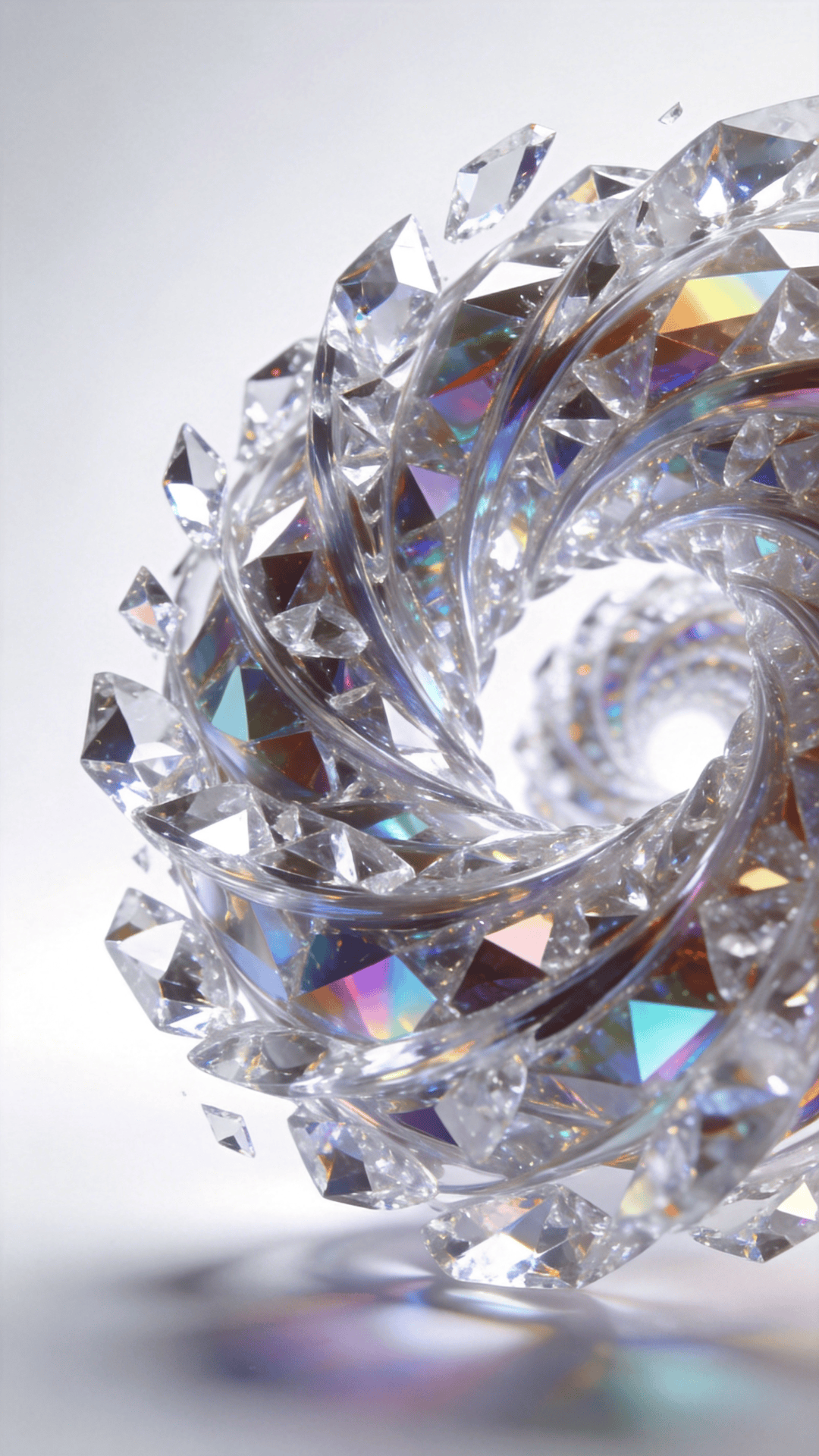 Spiral Surreal Crystal Study