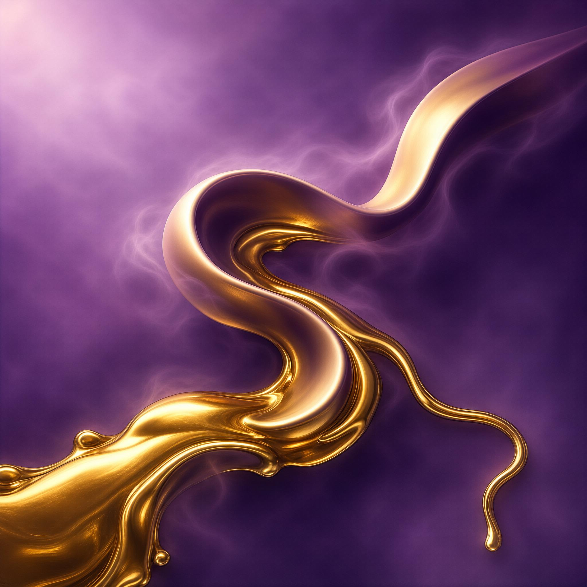 Golden Liquid Flow