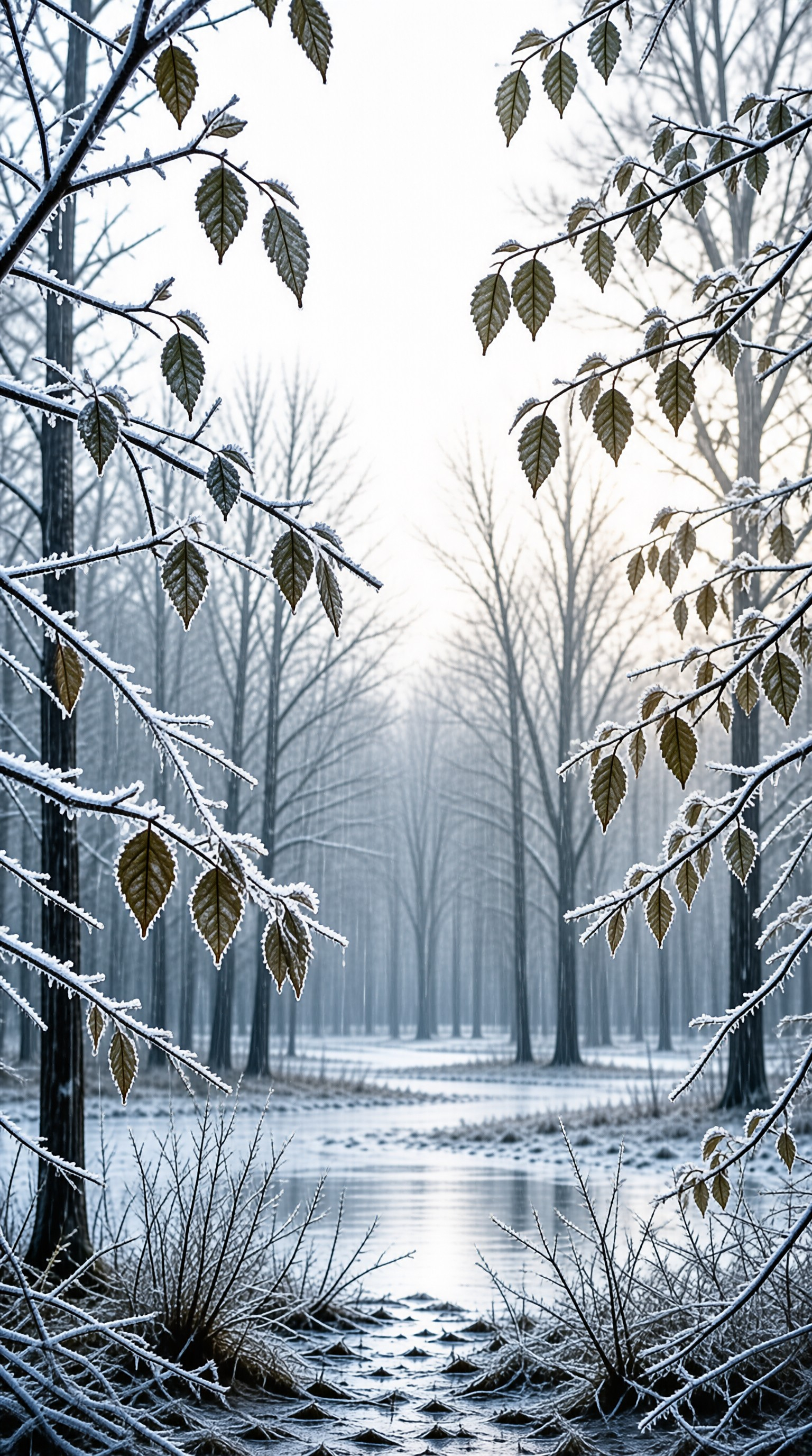 Silent Winter Woods