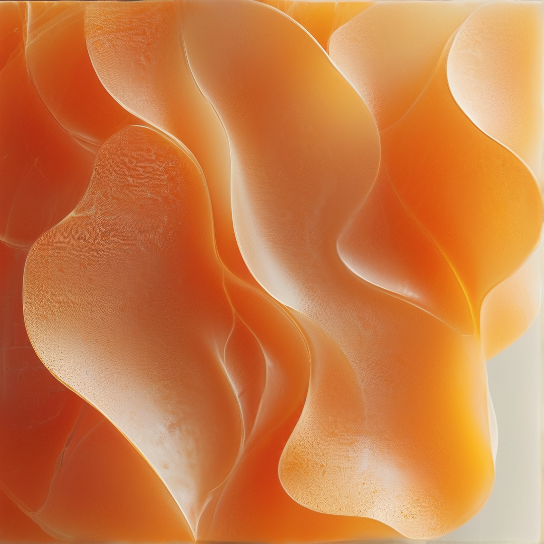 Orange Abstract Flow