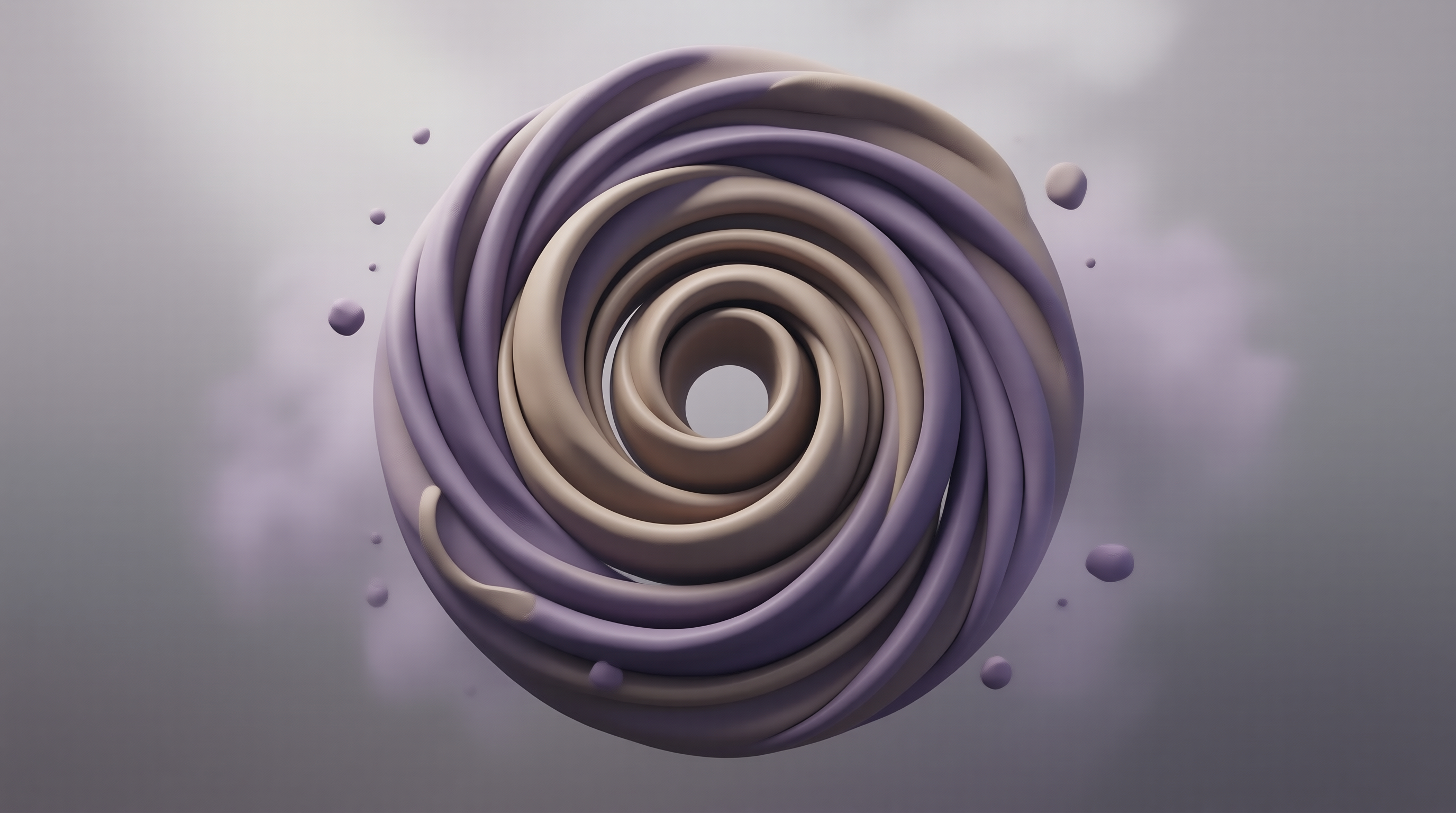 Abstract Purple Spiral