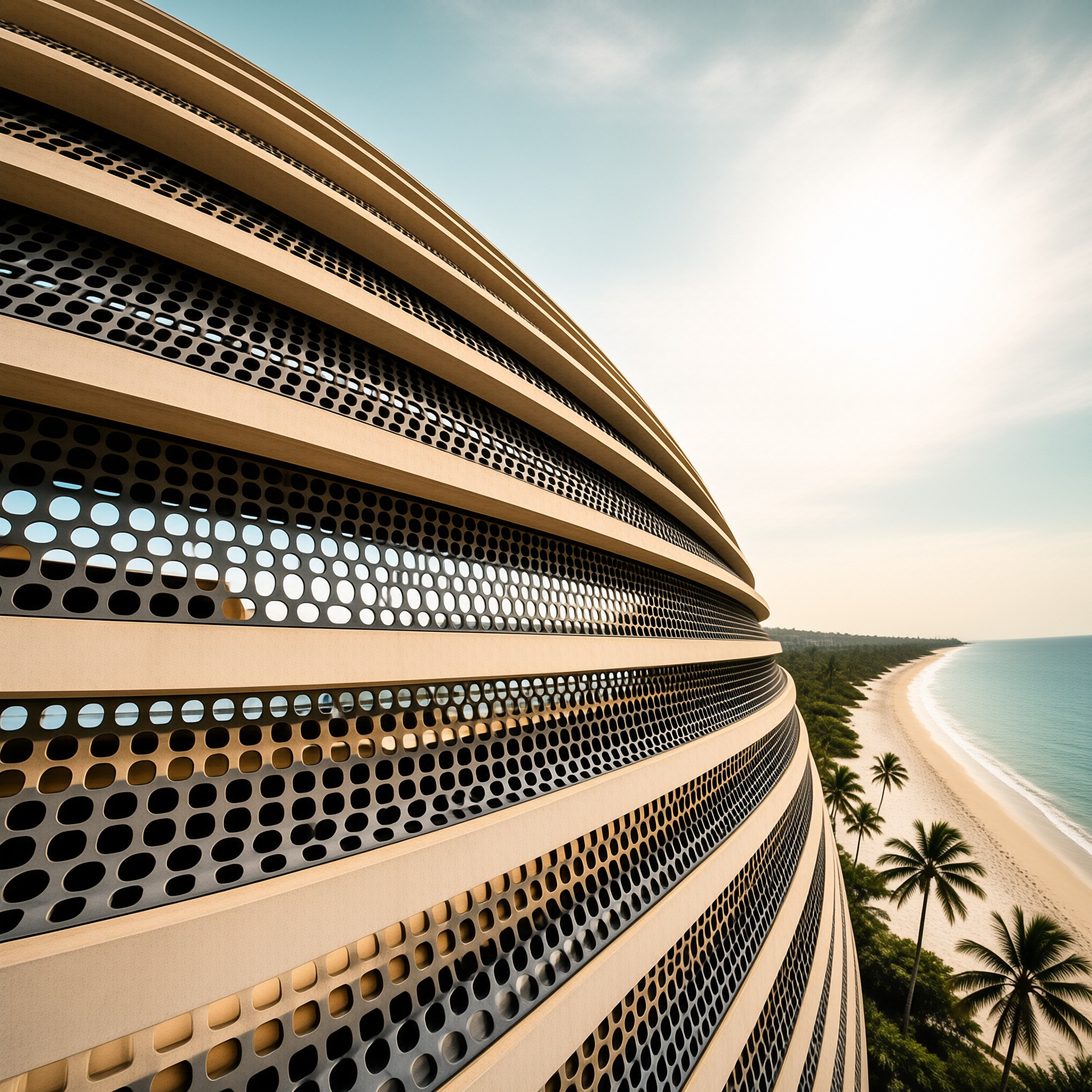 Curved Coastal Architecture