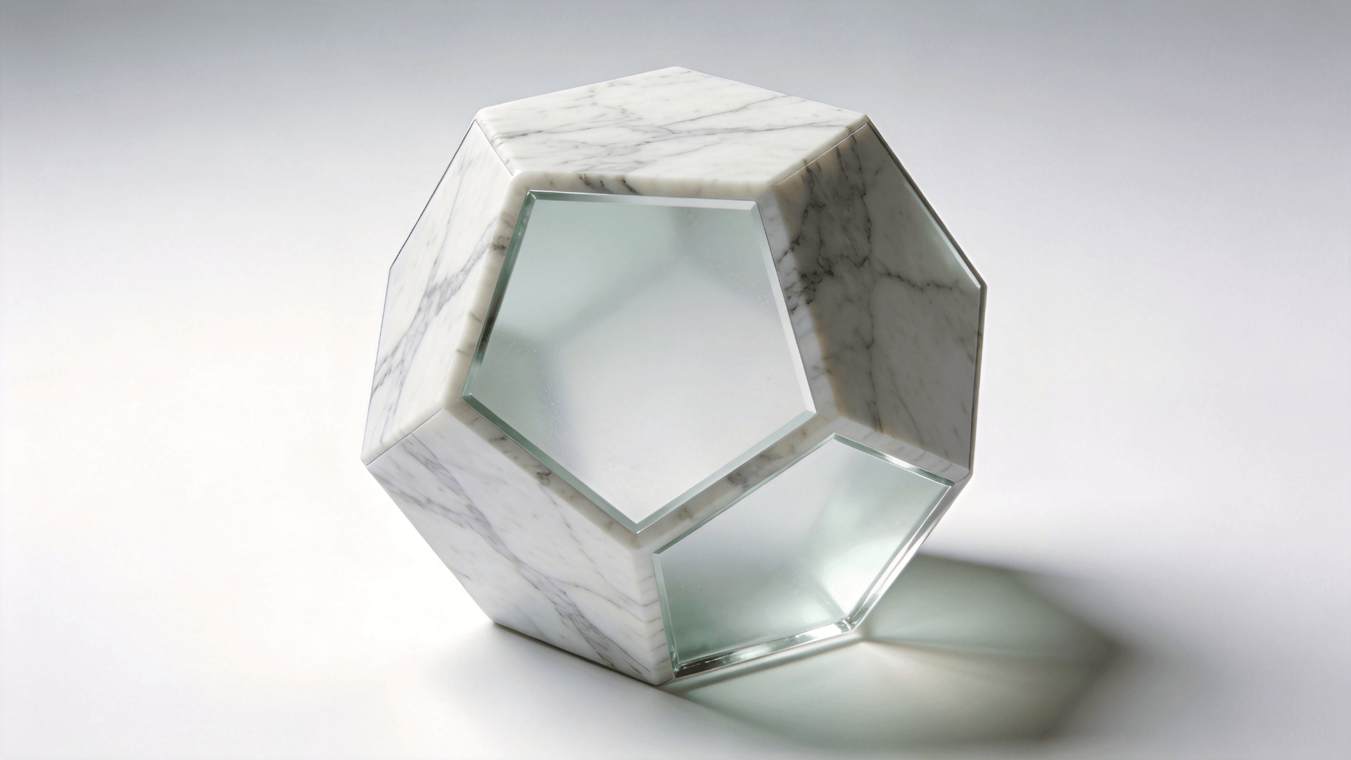 Marble Dodecahedron Study
