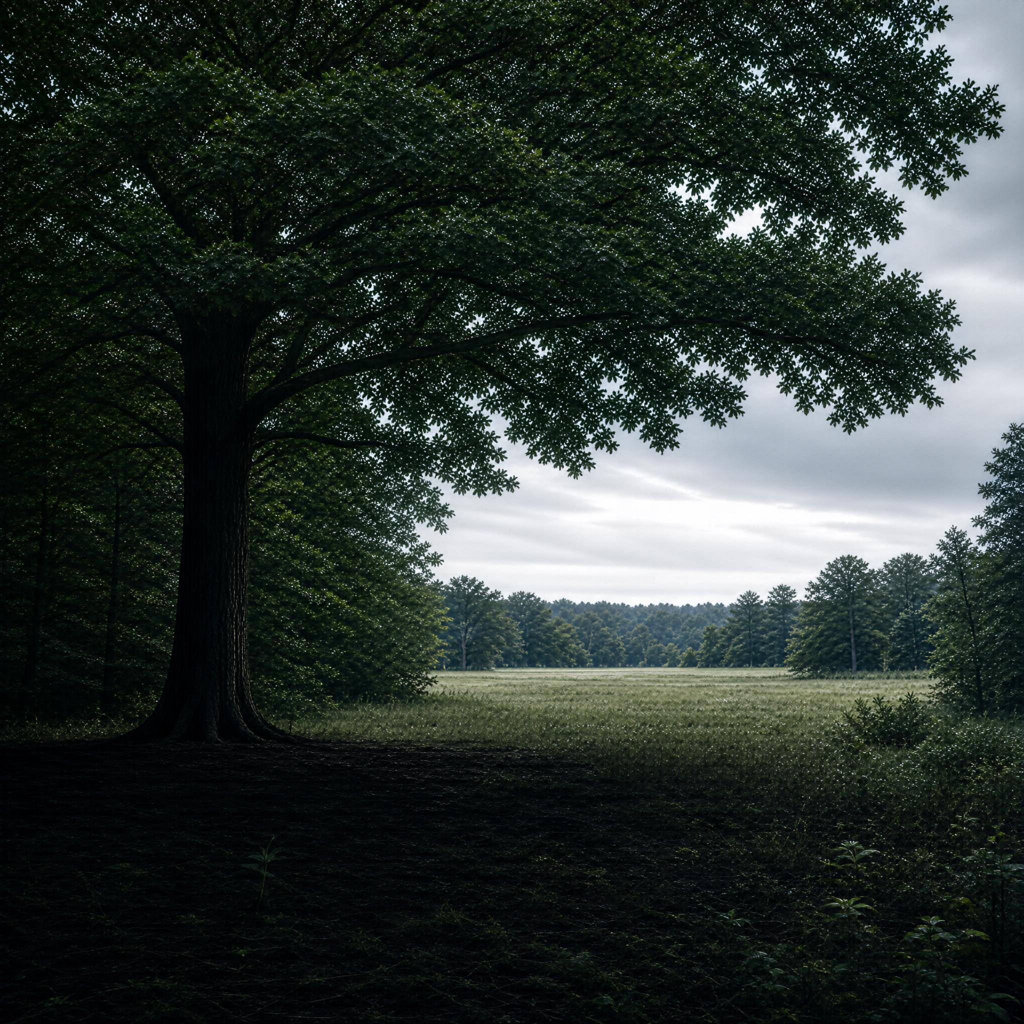 Lone Tree by the Field