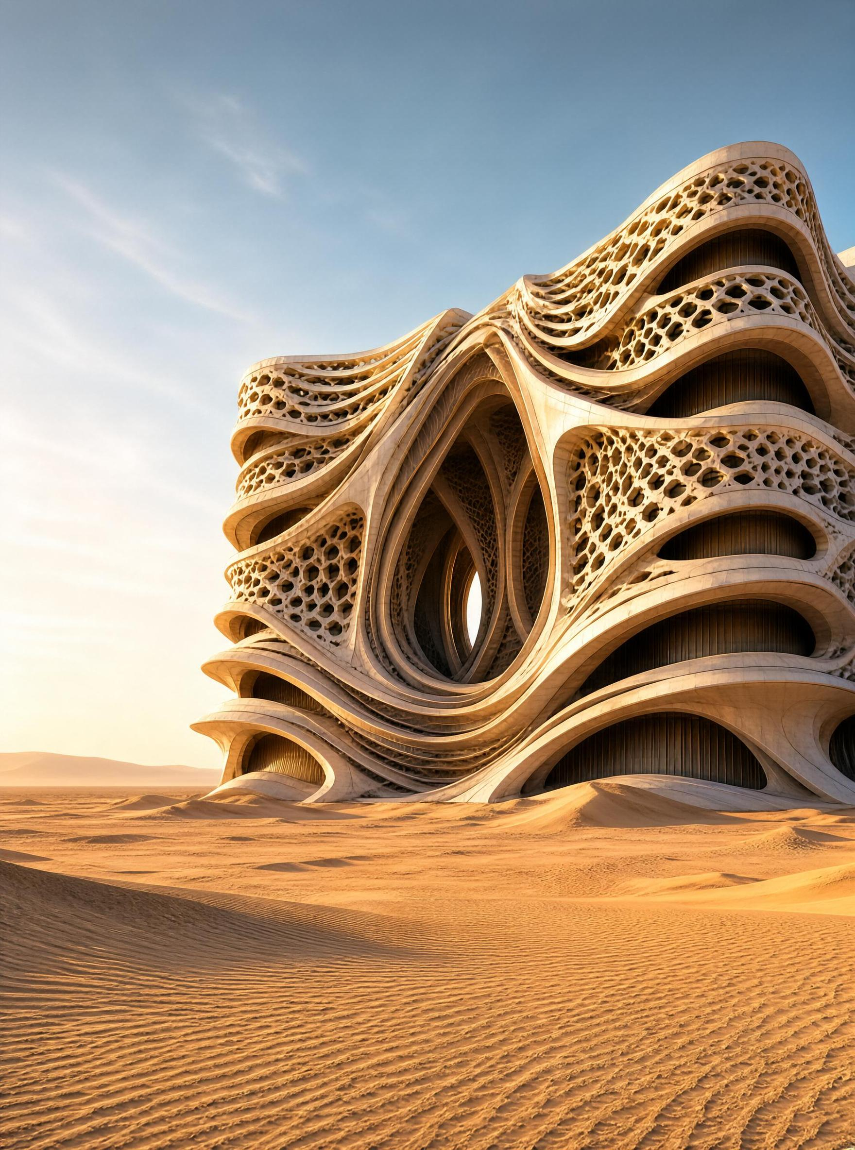 Futuristic Desert Architecture