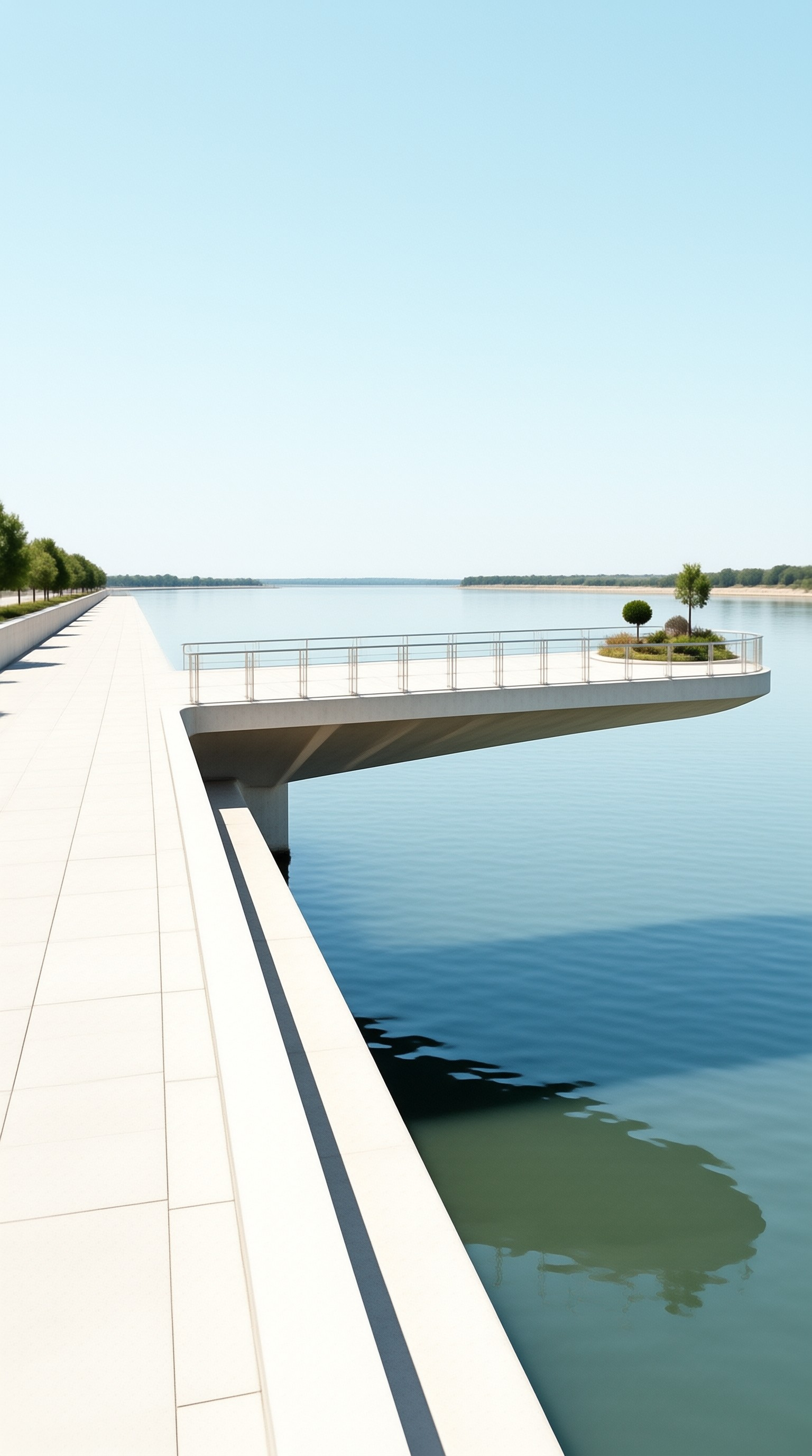 Minimalist Water Walkway