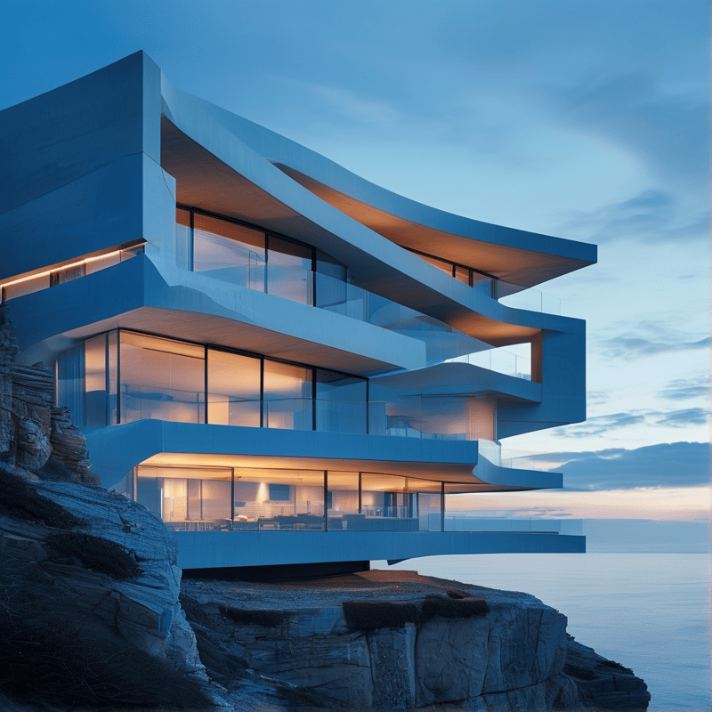 Modern Cliffside Villa