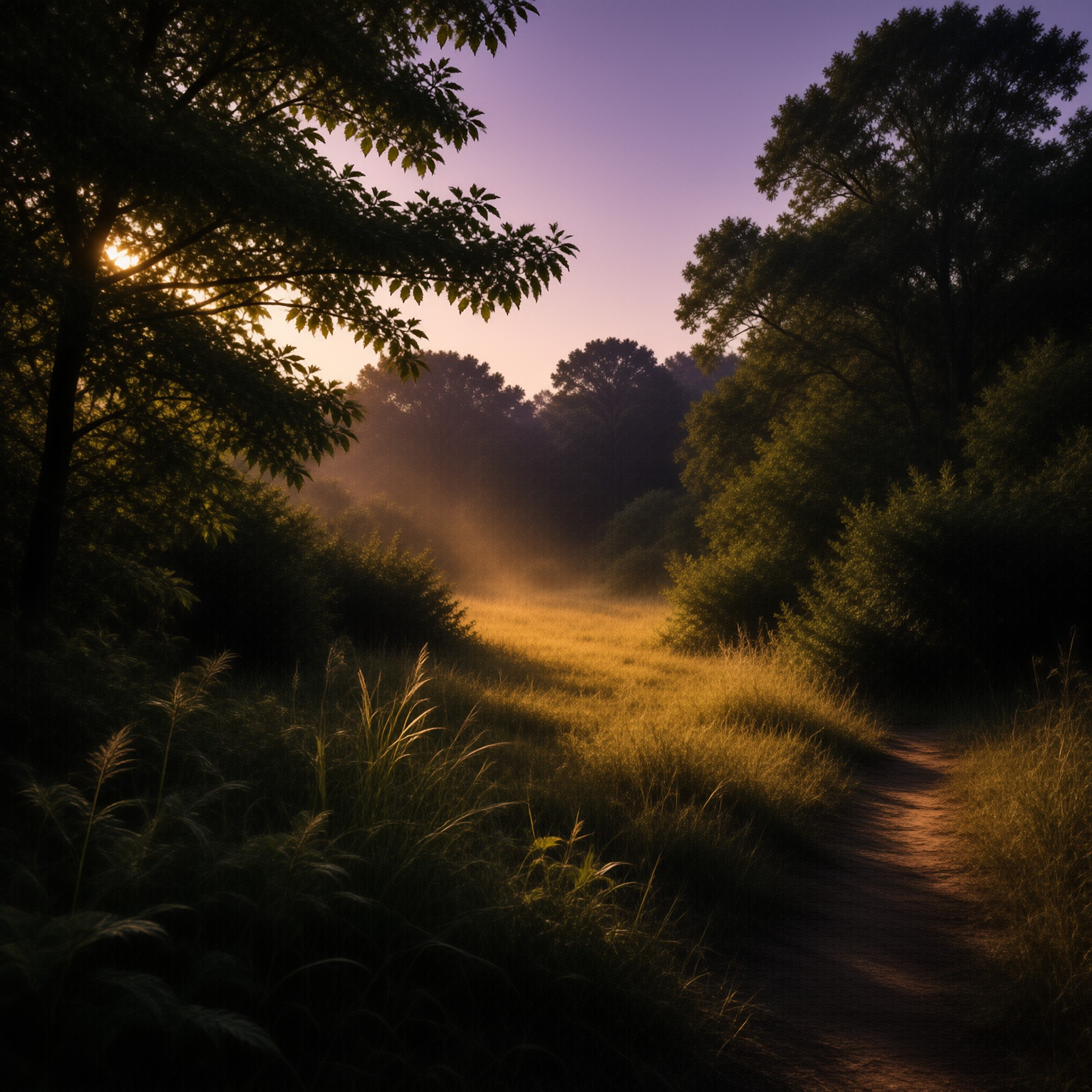 Golden Morning Path